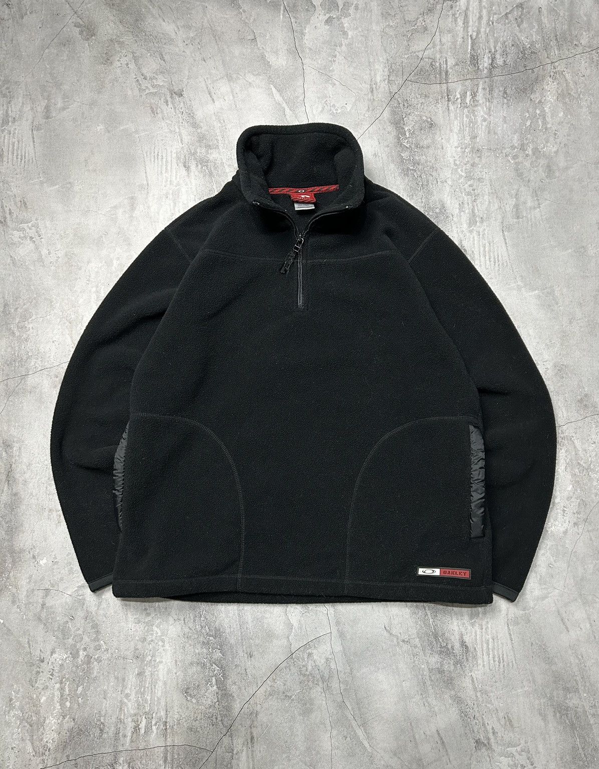 Oakley Vintage Oakley Sherpa Fleece 1/3 ZipSweater Gorpcore Grail Size US S / EU 44-46 / 1 - 1 Thumbnail