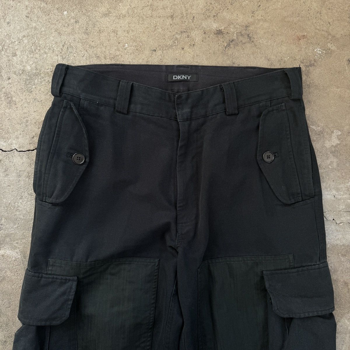 DKNY × Vintage Vintage DKNY Cargo Double Knee Pants Size US 32 / EU 48 - 7 Thumbnail