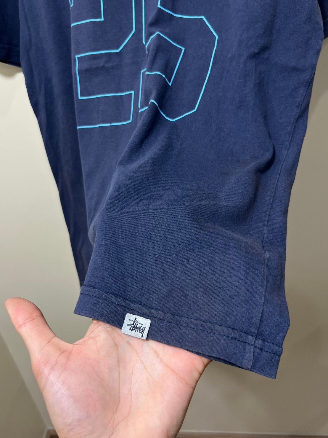 Stussy × Vintage Vintage STUSSY number 25 80 shirt bnz01 Size US XL / EU 56 / 4 - 11 Thumbnail
