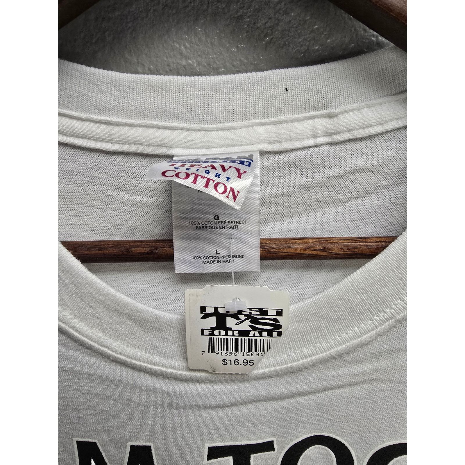 Gildan Vintage Funny Shirt Baldness Humor Bald Pride White L Tee Size US L / EU 52-54 / 3 - 2 Thumbnail
