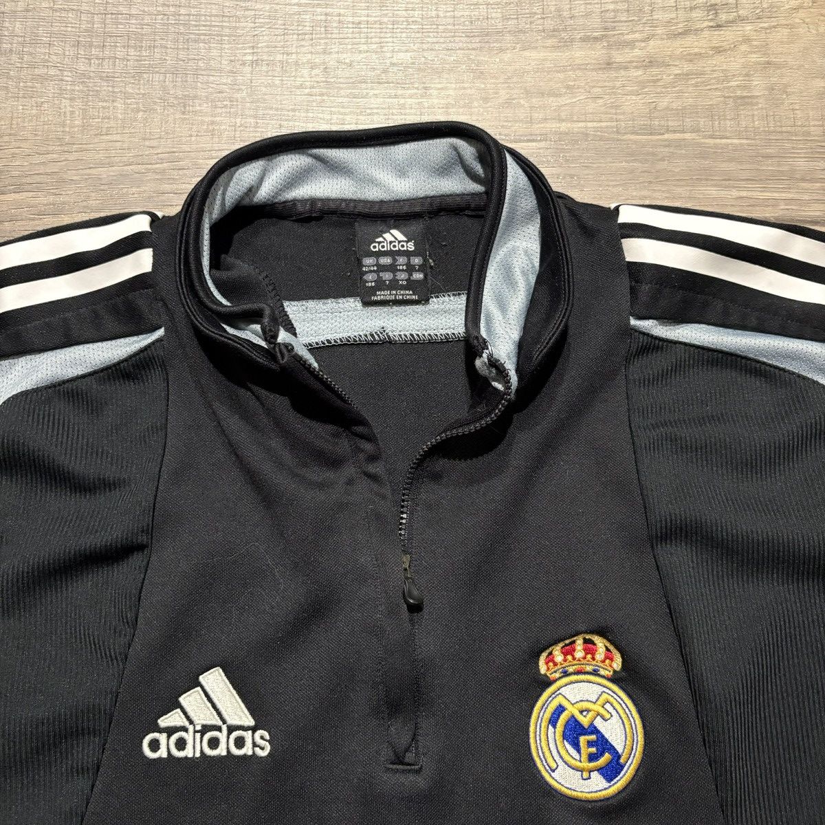 Adidas Vintage adidas real Madrid quarter zip Size US L / EU 52-54 / 3 - 2 Thumbnail