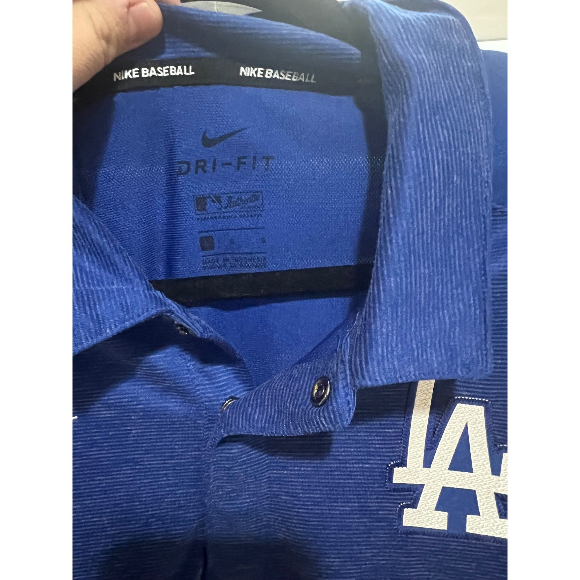 Nike Nike Los Angeles Dodgers Polo Shirt - Size L Size US L / EU 52-54 / 3 - 2 Thumbnail
