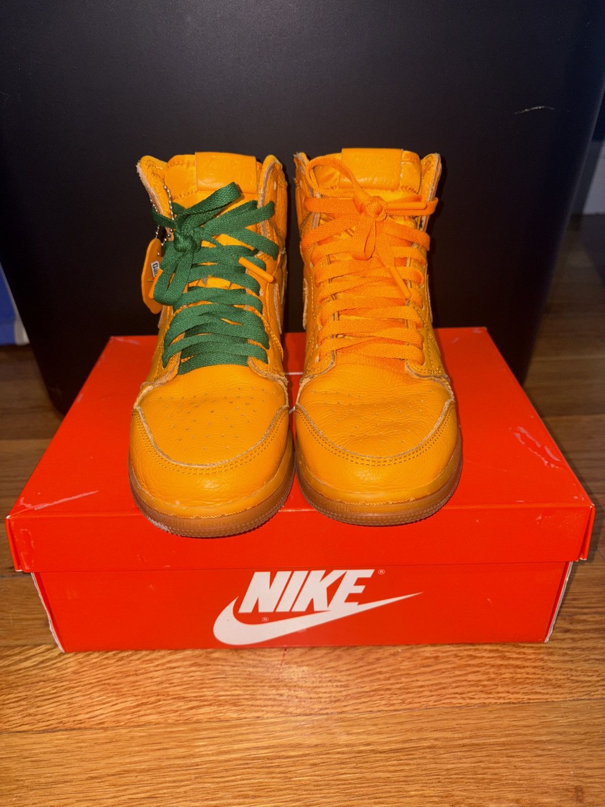Nike Jordan 1 Retro High Gatorade Orange Peel Size US 6.5 / EU 39-40 - 3 Thumbnail