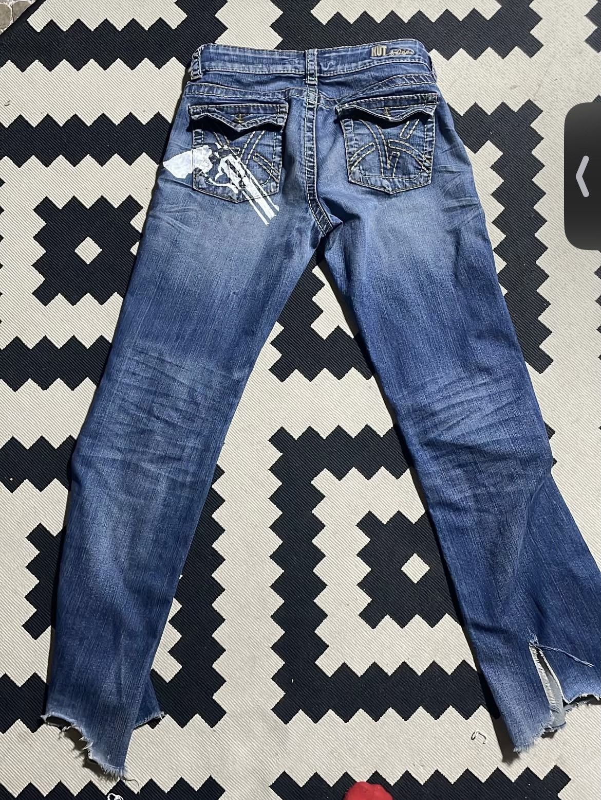 Other Custom Kut jeans scene brass knuckles custom Size 27" / US 4 / IT 40 - 2 Thumbnail