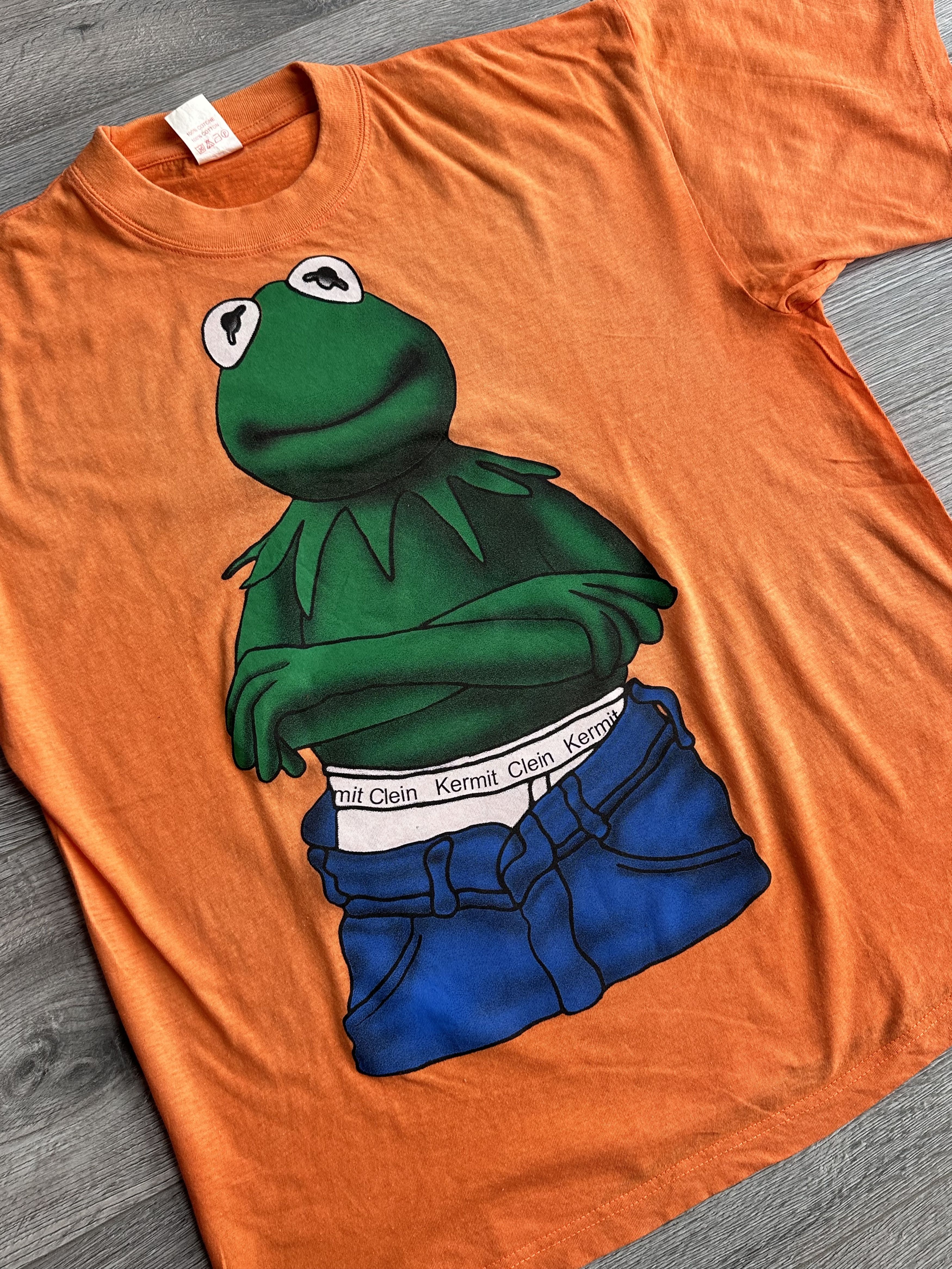 Vintage Kermit Clein vintage t shirt Size US L / EU 52-54 / 3 - 2 Thumbnail