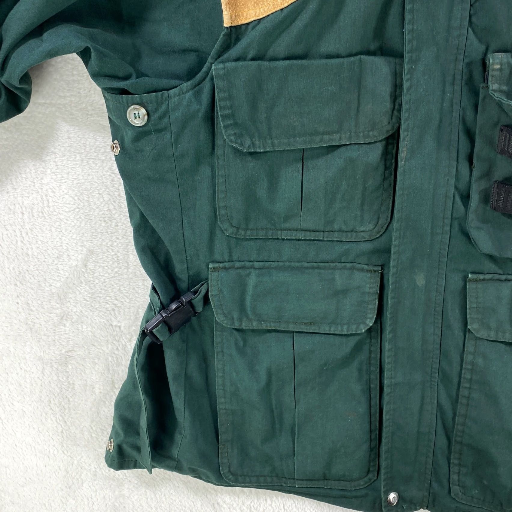Vintage VINTAGE Gary Nesse Outdoor The Ultimate Suede Patches Hunting Coat Jacket Mens Large Size US L / EU 52-54 / 3 - 4 Thumbnail