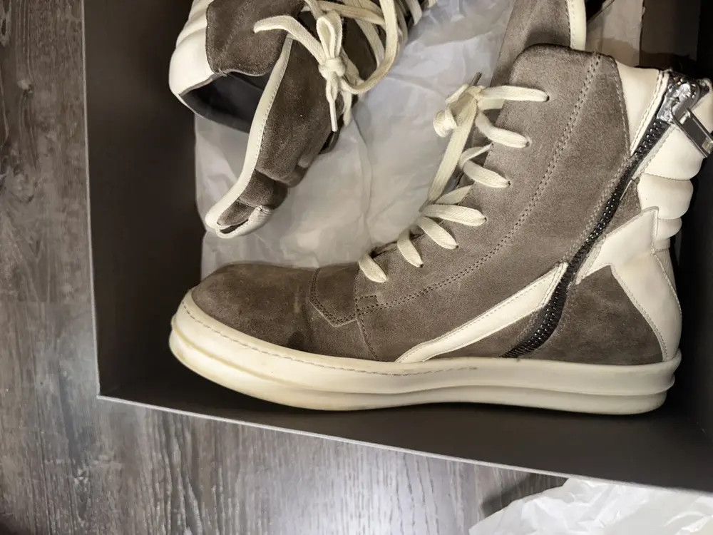 Rick Owens Rick Owens Geobasket Sz.44 Size US 10.5 / EU 43-44 - 10 Thumbnail
