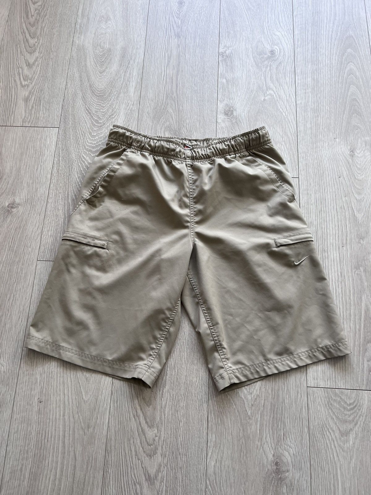 Nike × Vintage Vintage Nike Tonal Swim shorts Trunks 2000s Y2K 00s swoosh Size US 32 / EU 48 - 2 Thumbnail