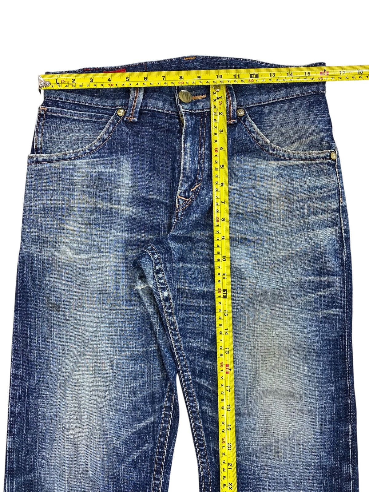 Edwin Vintage Edwin Blue Trip Faded Wash Whiskers Style Jeans Size US 32 / EU 48 - 11 Thumbnail