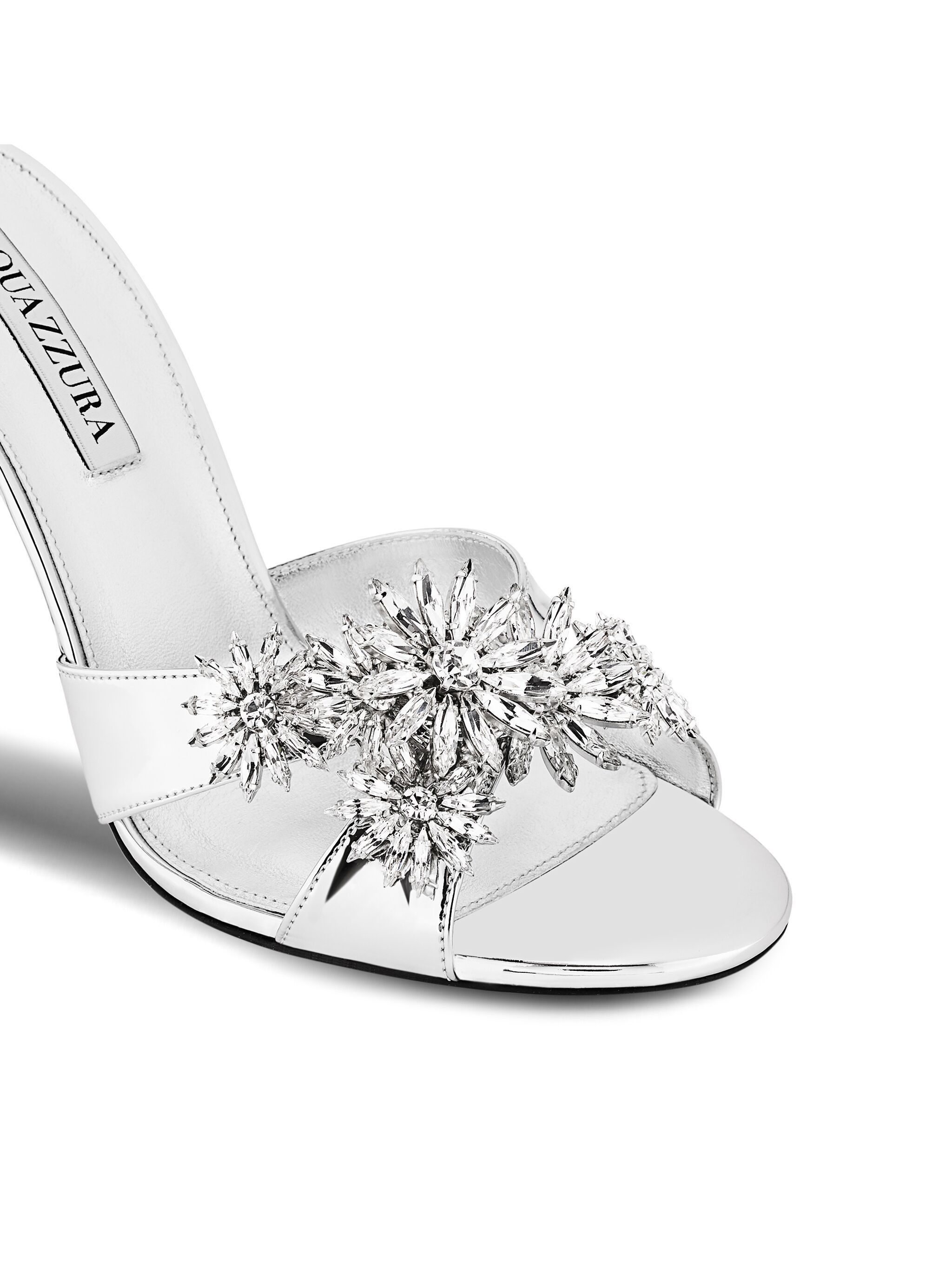 Aquazzura o1srvl11e1024 Heel in Silver Size US 10 / IT 40 - 3 Thumbnail