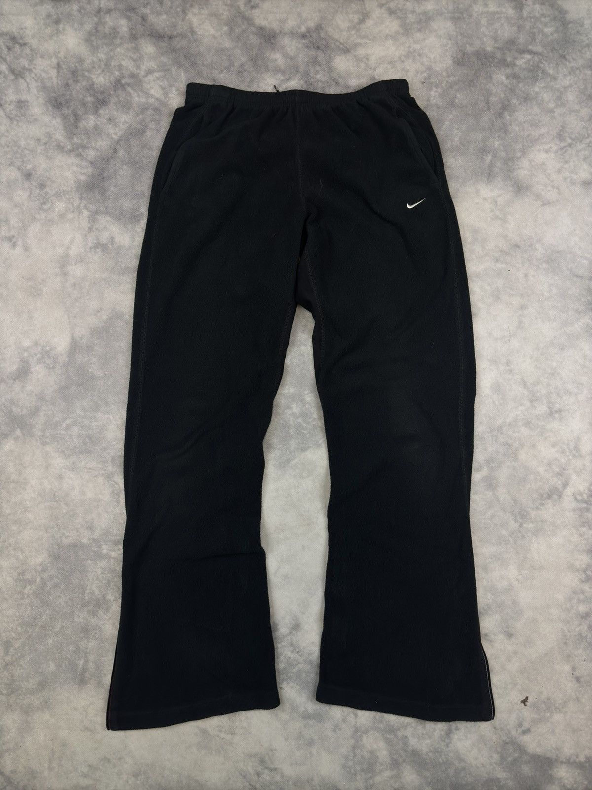 Nike Nike Vintage Drill Track Pants Black Fleece therma fit 90s Size US 32 / EU 48 - 1 Thumbnail