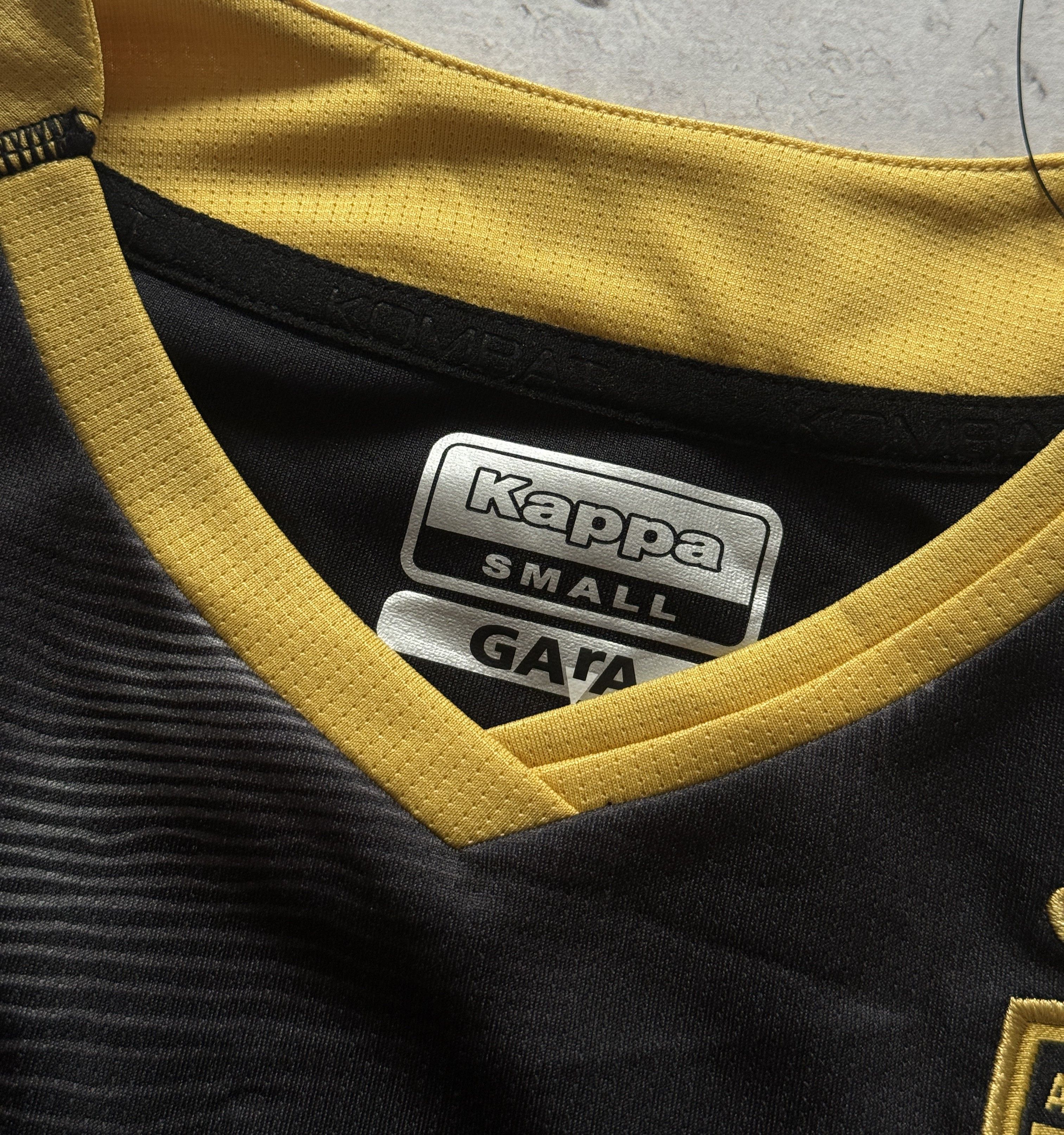 Kappa AS Monaco 2023/2024 Away Jersey Shirt Black Gold Kappa S Size US S / EU 44-46 / 1 - 3 Thumbnail