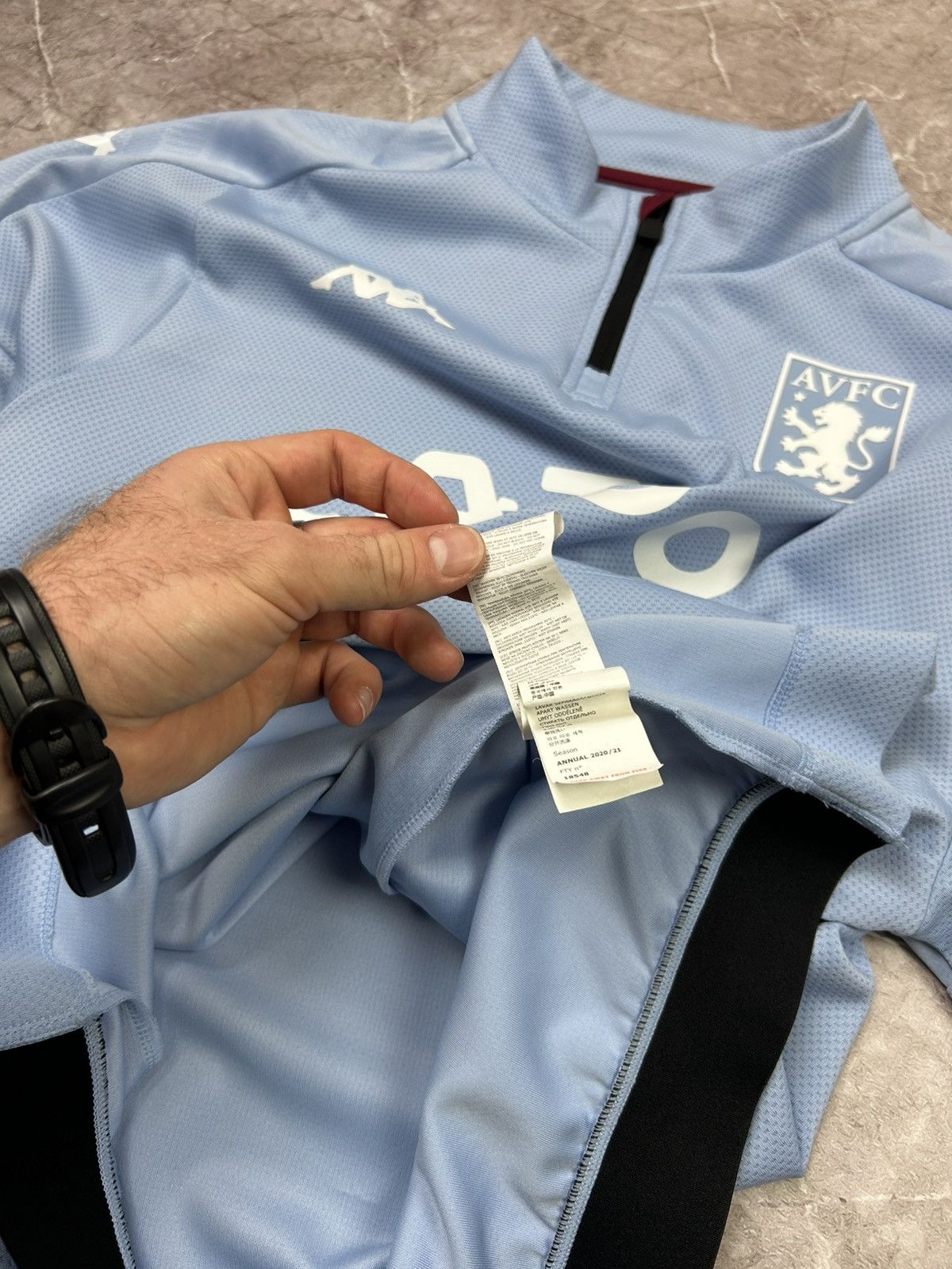 Kappa Vintage Aston Villa Kappa soccer training sweatshirt Xll Size US XXL / EU 58 / 5 - 9 Thumbnail