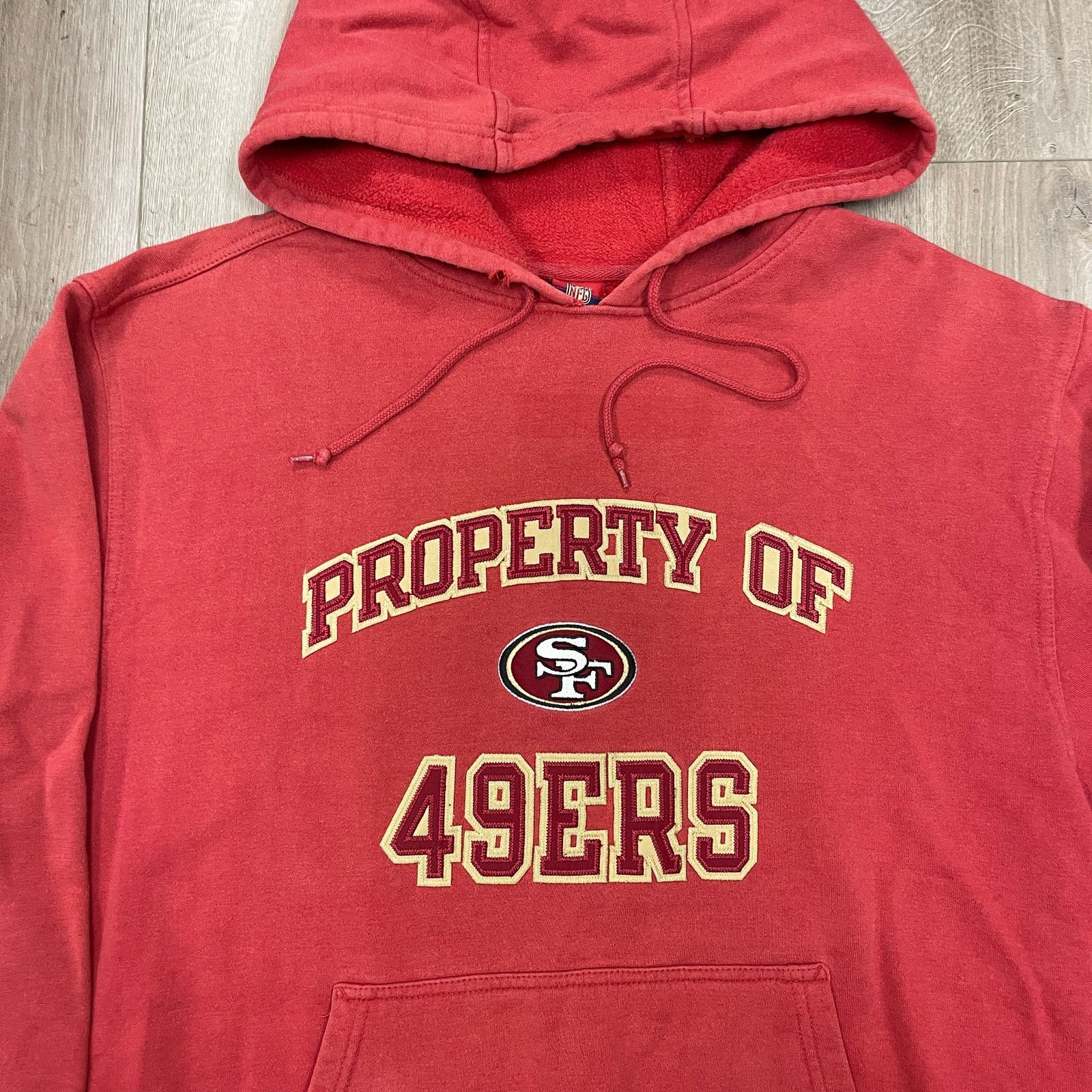 NFL San Francisco 49ers NFL Patches Red hoodie Sweater Large L Size US L / EU 52-54 / 3 - 2 Thumbnail