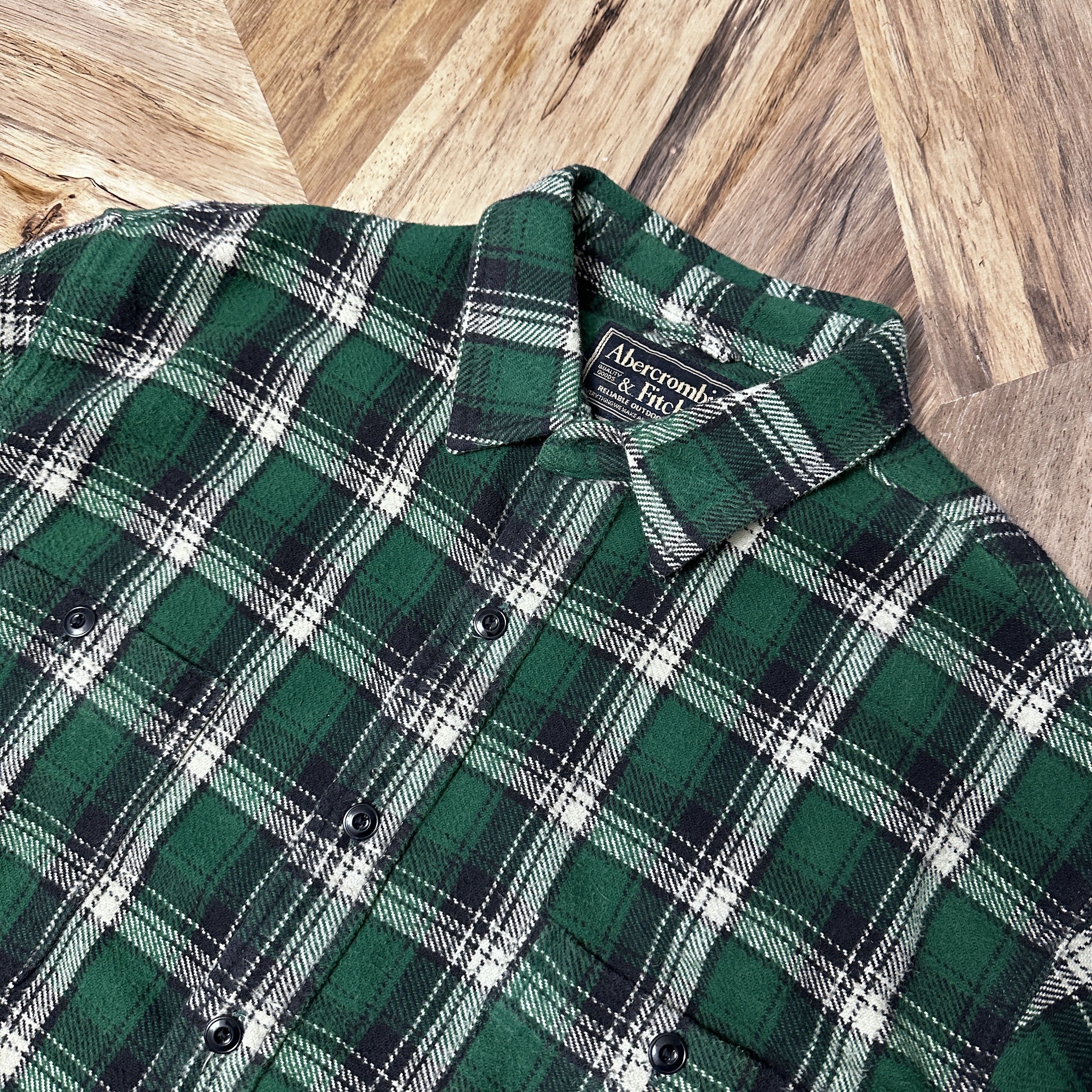 Abercrombie & Fitch 90s Abercrombie & Fitch Reliable Outdoor Goods Flannel Size US L / EU 52-54 / 3 - 9 Thumbnail