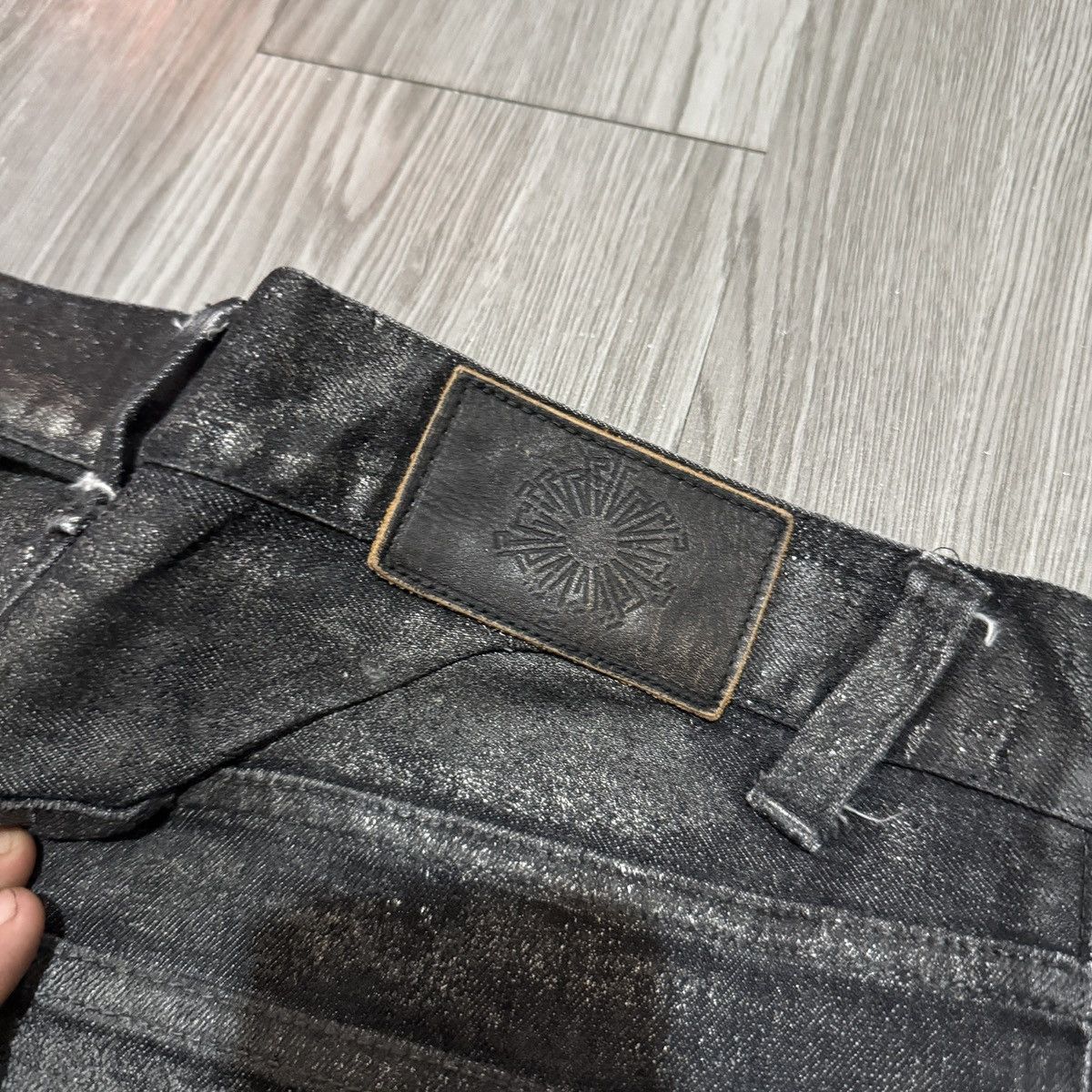 Tornado Mart Tornado Mart Silvered Jeans Size 34" / US 12 / IT 48 - 5 Thumbnail