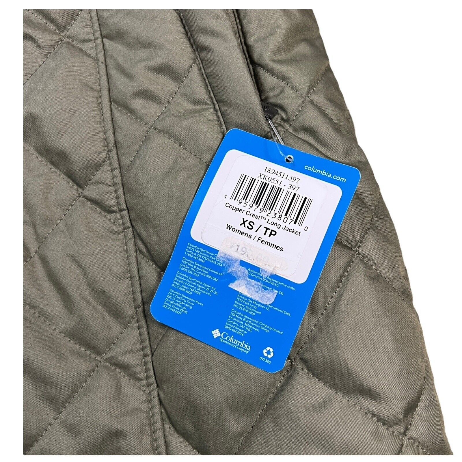 Columbia Columbia Copper Crest Quilted Puffer Jacket Green Size XS Size XS / US 0-2 / IT 36-38 - 7 Thumbnail