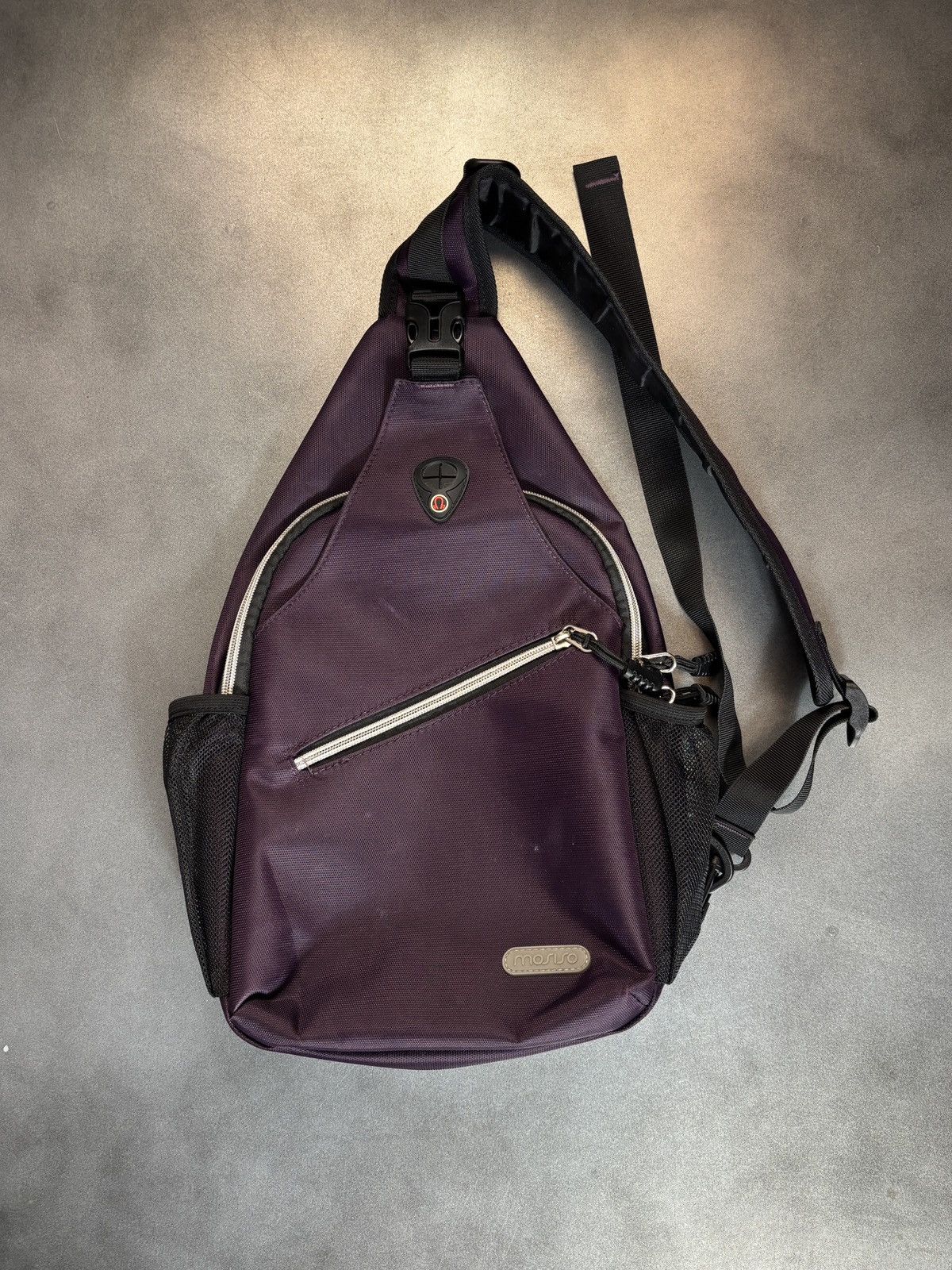 Vintage 2000s Vintage Nylon Crossbody Messenger Plum Purple Prada Size ONE SIZE - 1 Thumbnail