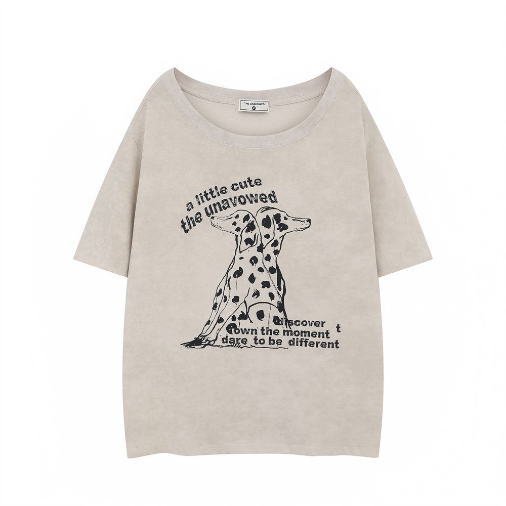 Japanese Brand × Vintage Men's casual street fashion spotted dog print T-shirt Size US L / EU 52-54 / 3 - 1 Thumbnail