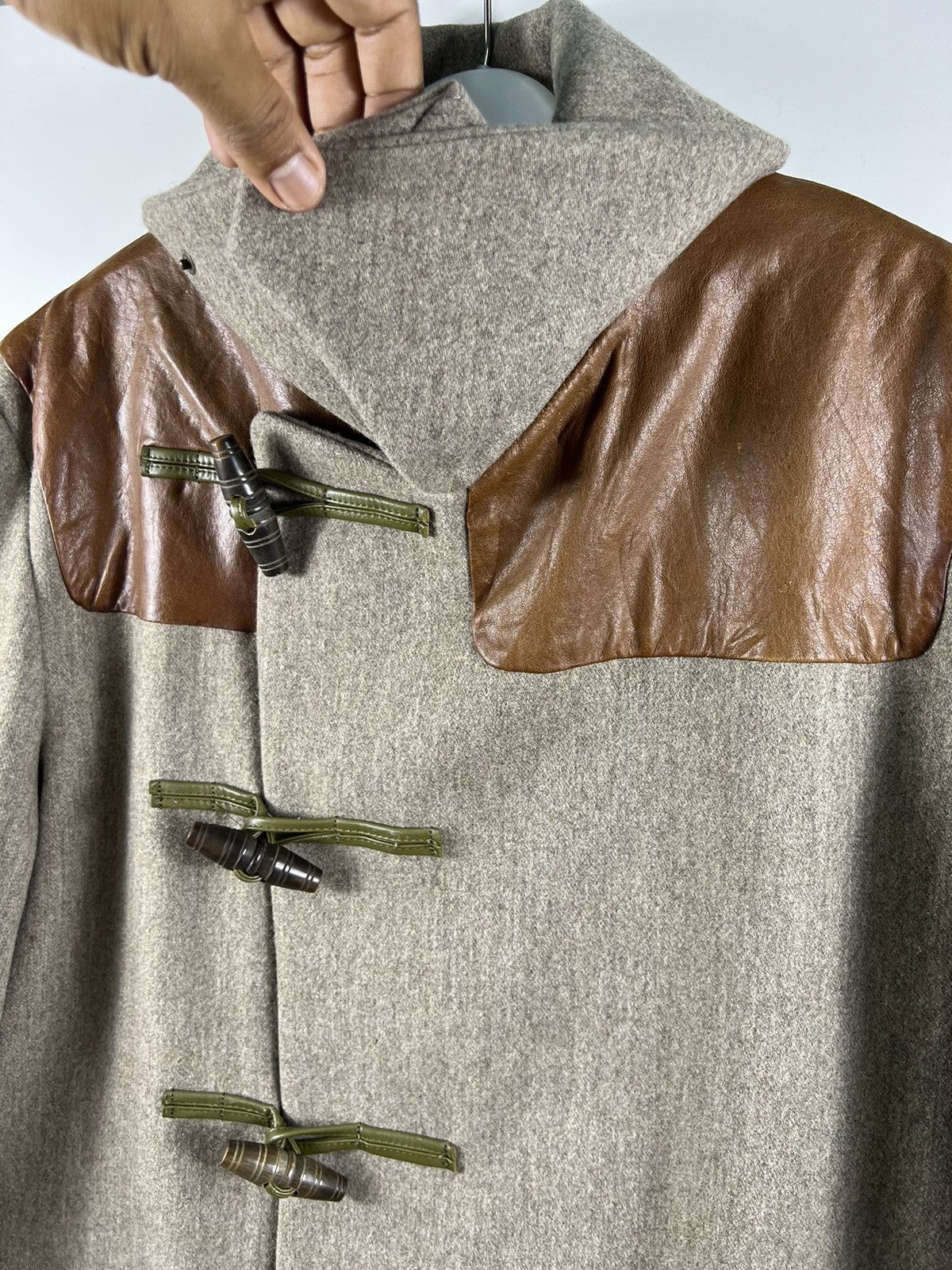 Paul Smith 🔥Super Private Collection🔥 Duffle Coat w/ Leather Part Size US M / EU 48-50 / 2 - 5 Thumbnail