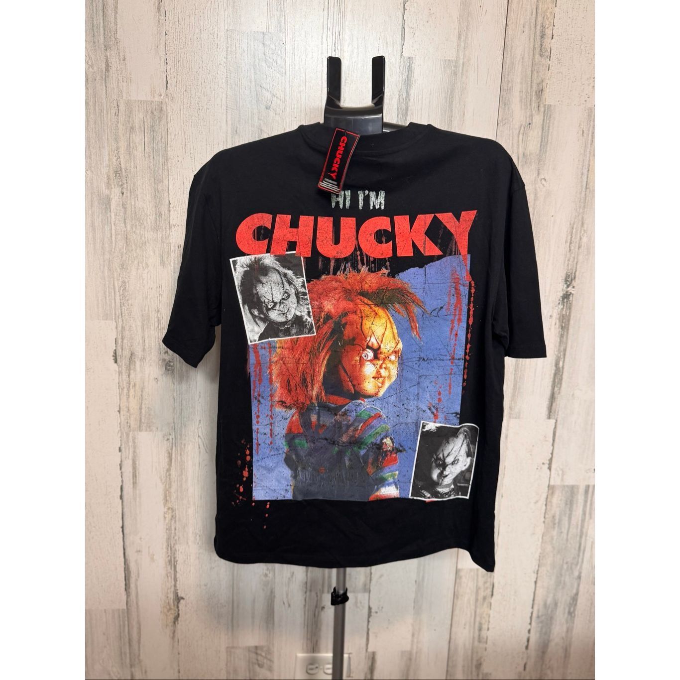 Other Chucky Graphic T-Shirt Men’s Size M Black Horror Movie Tee G Size US M / EU 48-50 / 2 - 2 Thumbnail
