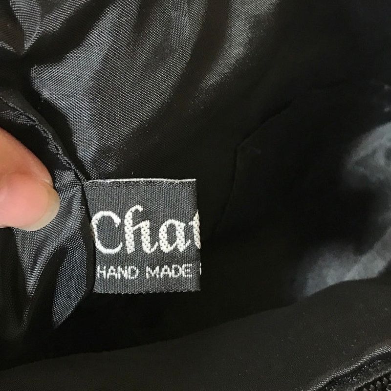 Other Chateau Vintage Black Knitted Satchel Bag Size ONE SIZE - 6 Thumbnail