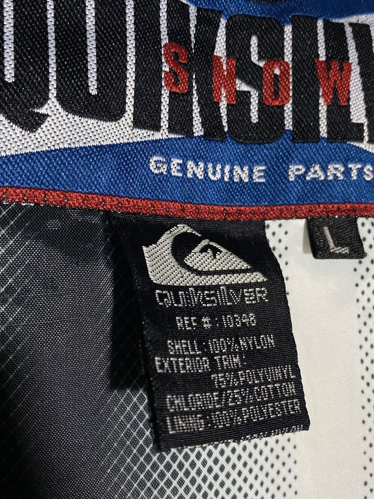 Quiksilver Vintage 90s Quiksilver Nylon Snow Ski Jacket Size US L / EU 52-54 / 3 - 24 Thumbnail