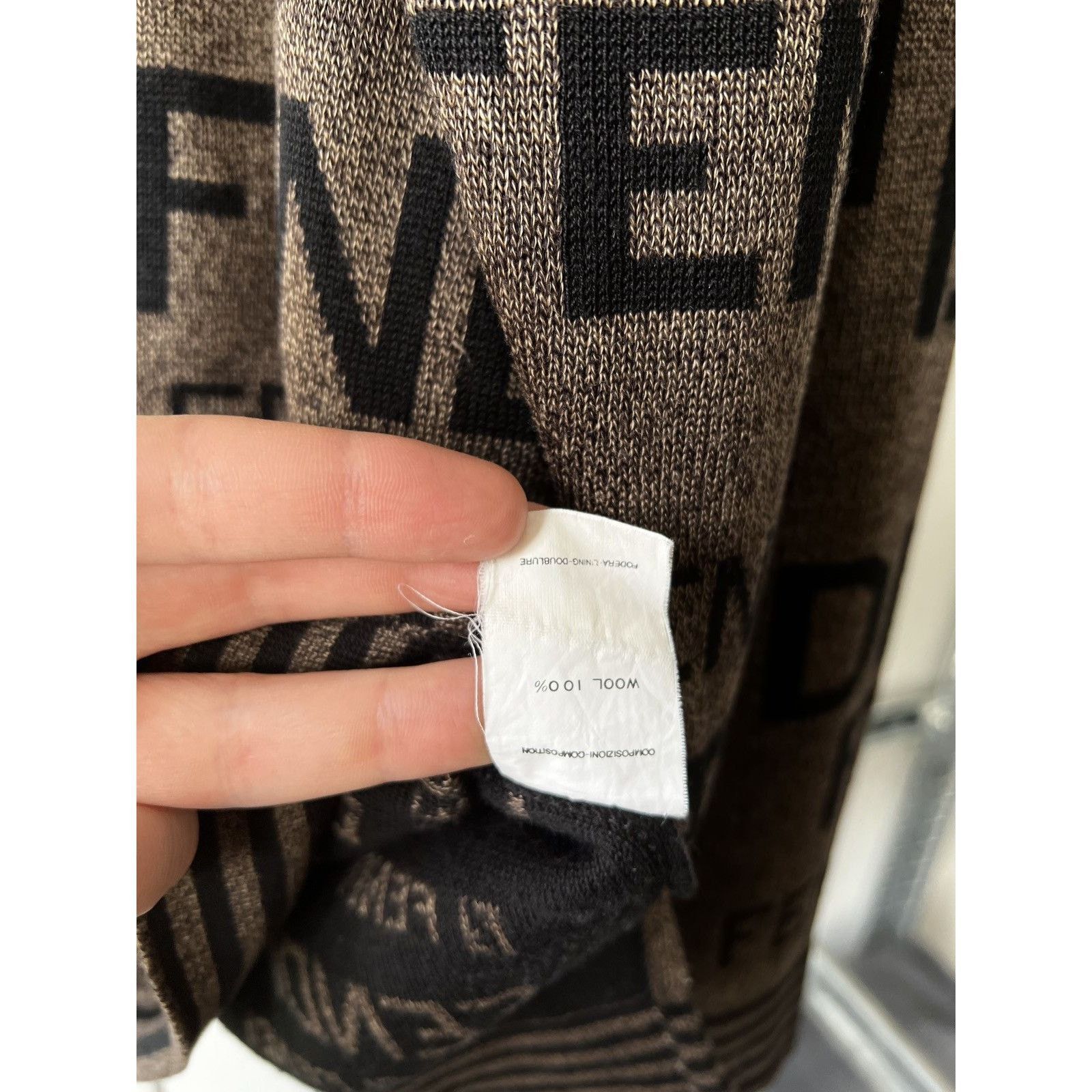 Fendi Fendi zucca ff monogram vintage wool sweater Size US S / EU 44-46 / 1 - 6 Thumbnail