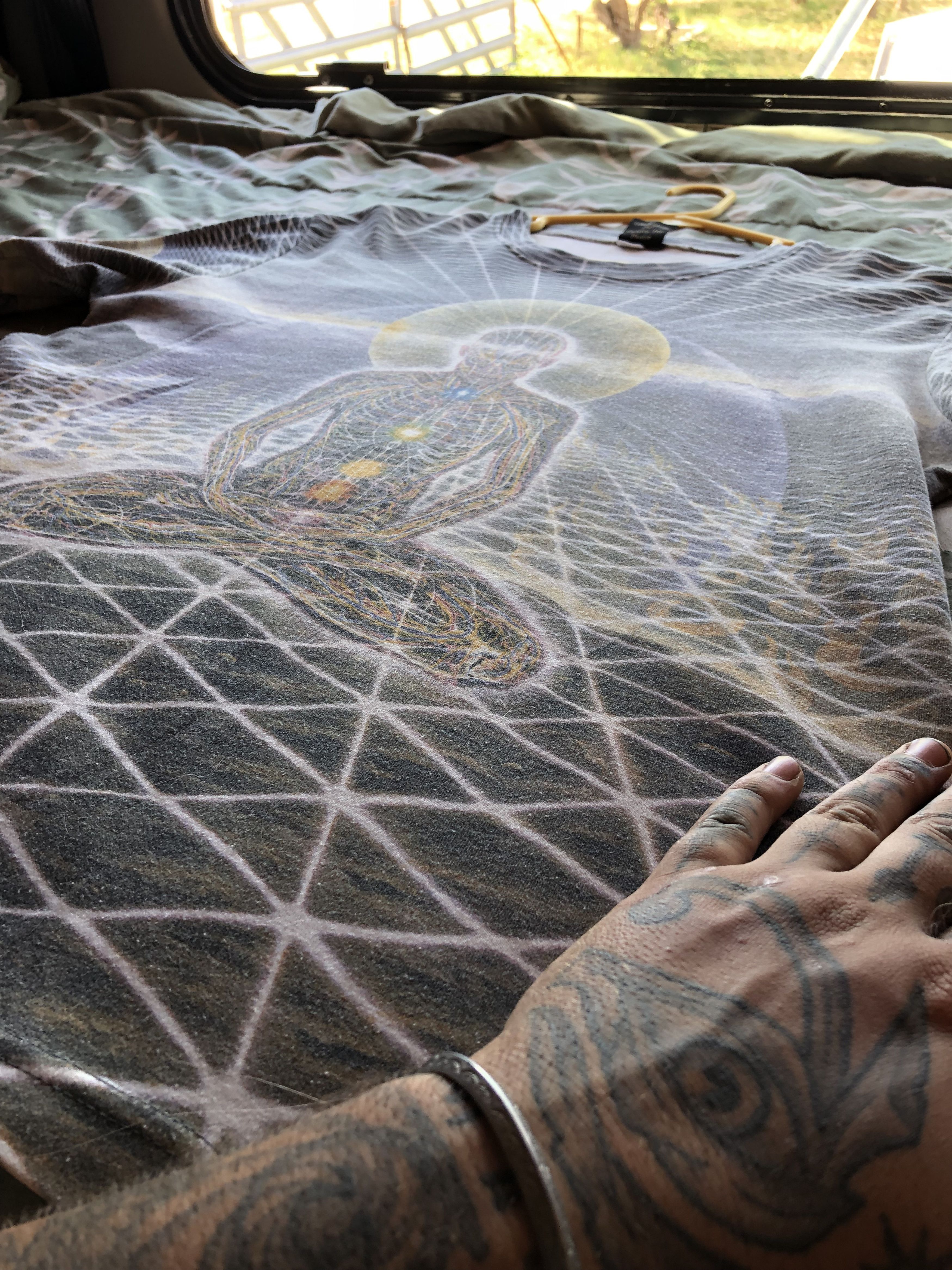 Other Alex Grey x Crsytal Tara InVisions Psychedelic Shirt Size US L / EU 52-54 / 3 - 4 Thumbnail