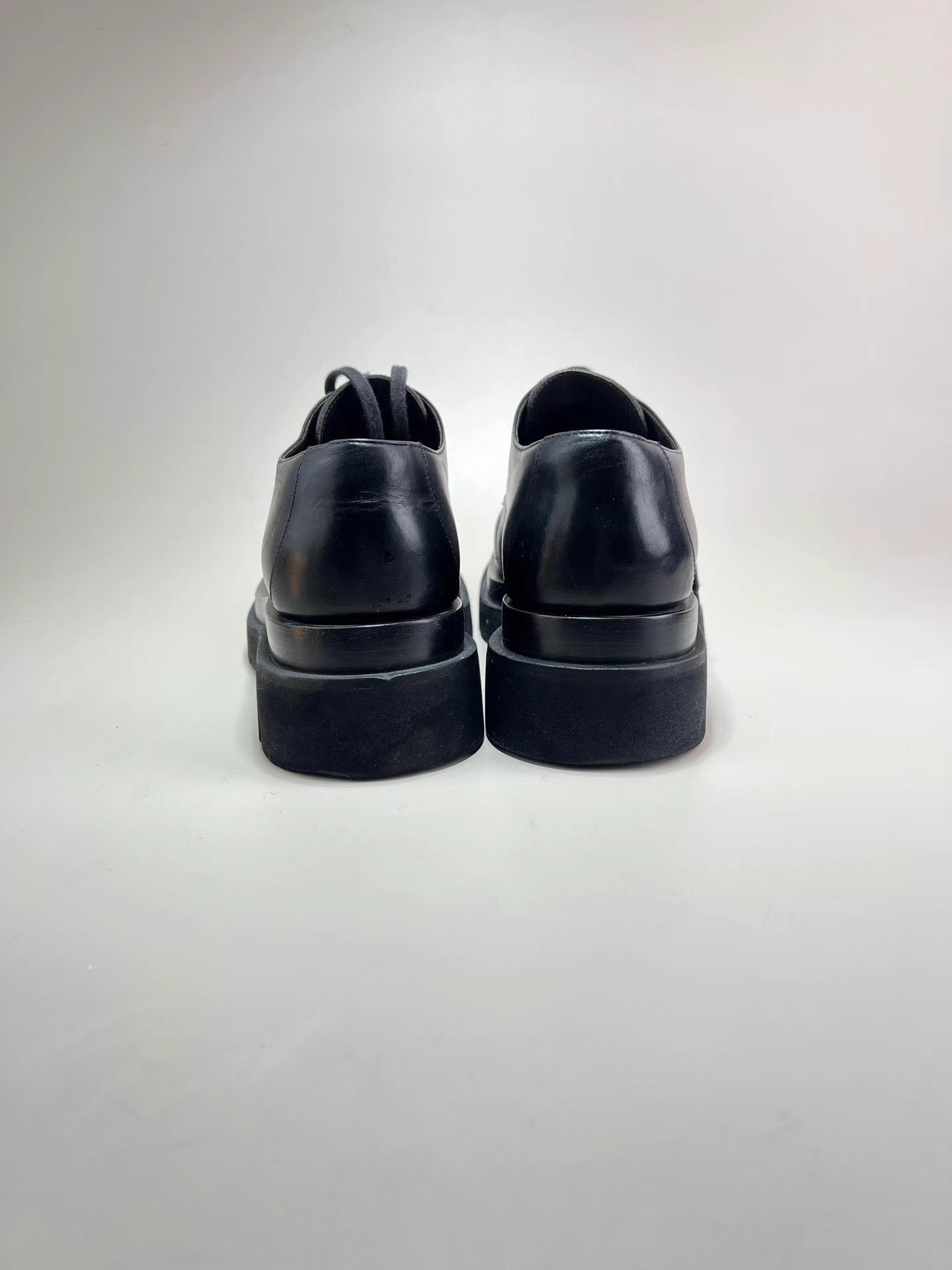 Bottega Veneta BOTTEGA VENETA Black Platform Derby Shoes Size US 9 / EU 42 - 6 Thumbnail