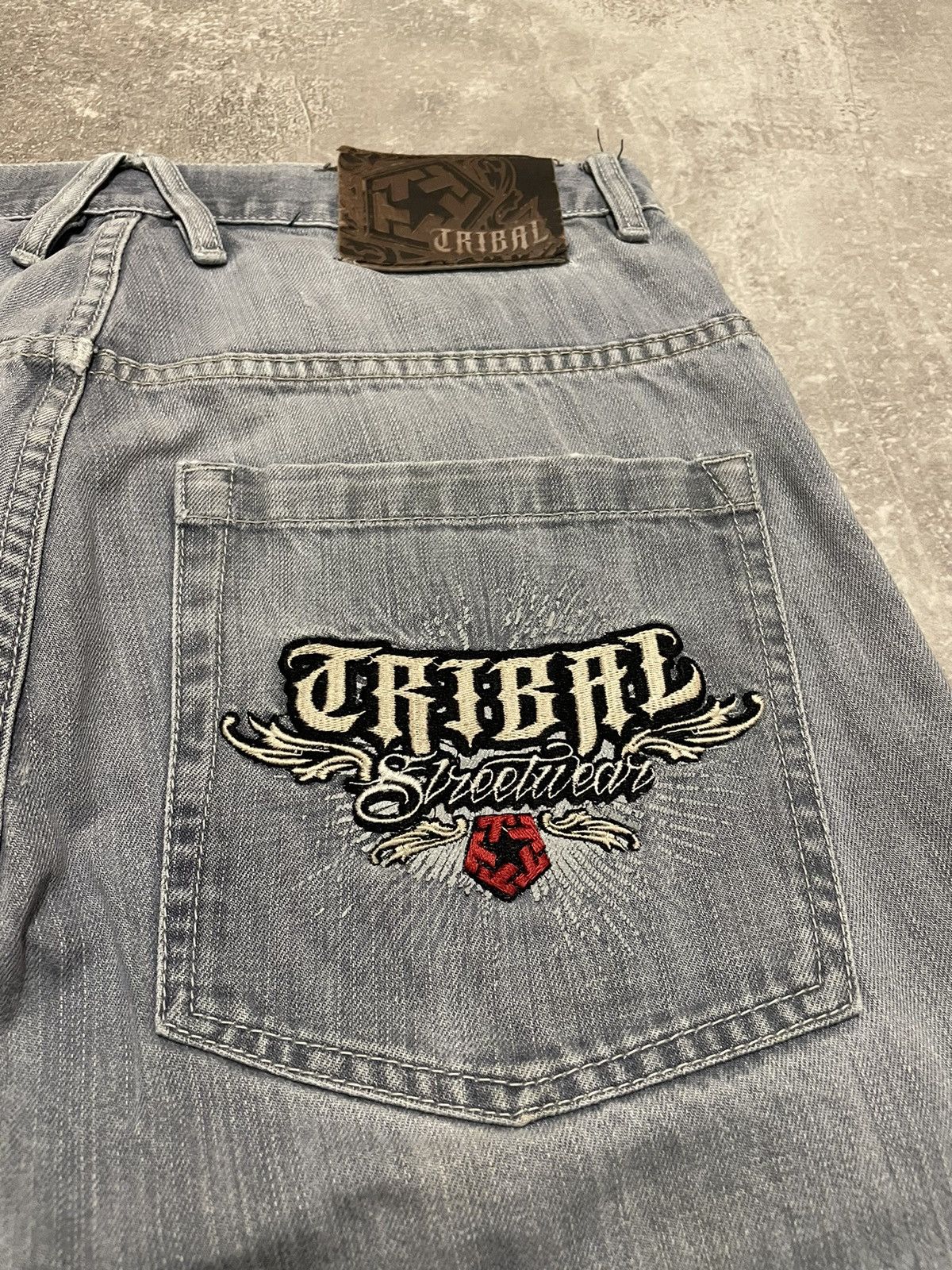 JNCO × Tribal Streetwear Vintage Tribal Street Wear Rap Jeans Jnco Style Size US 32 / EU 48 - 4 Thumbnail