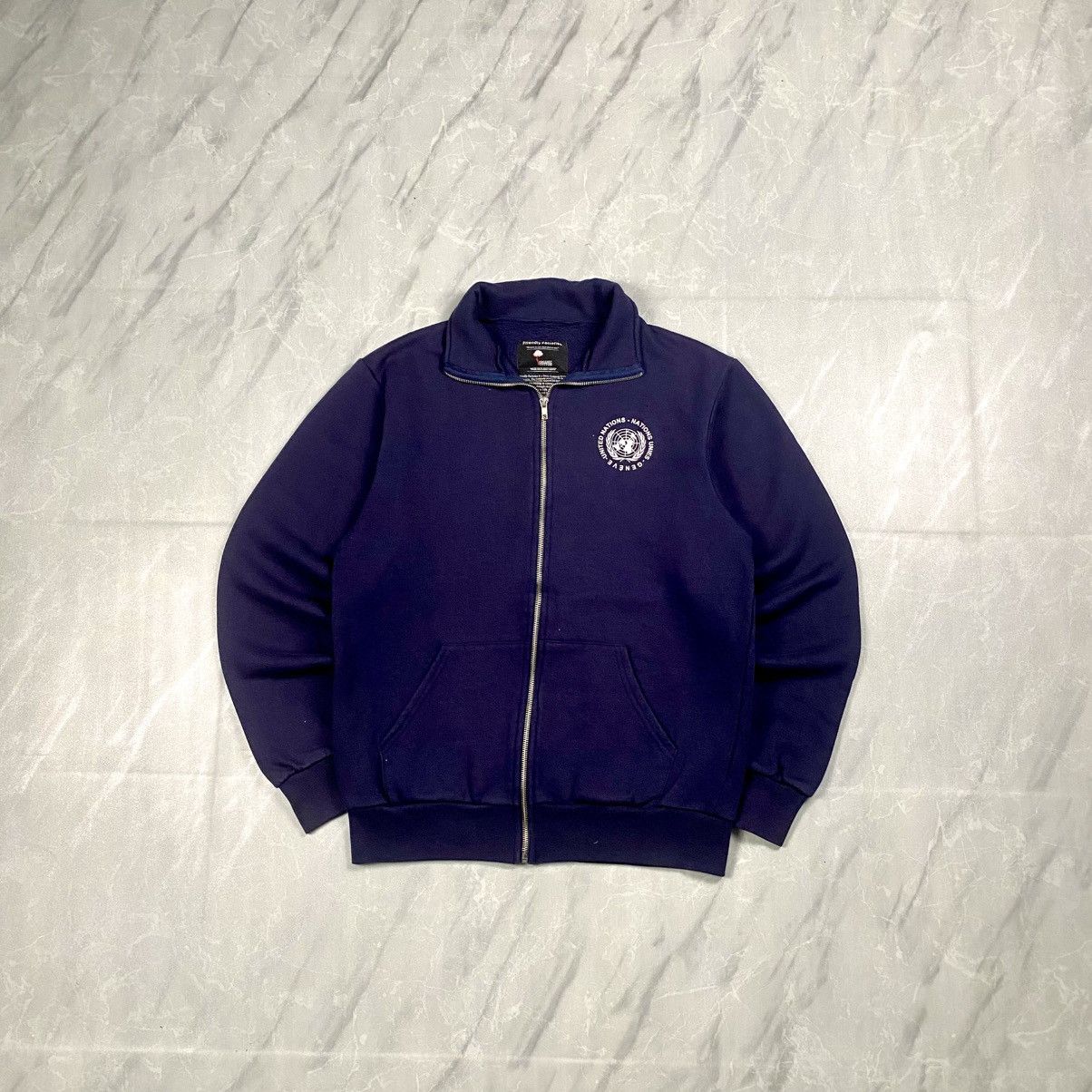 Friendly Factories United Nations UN Geneva Zip Up