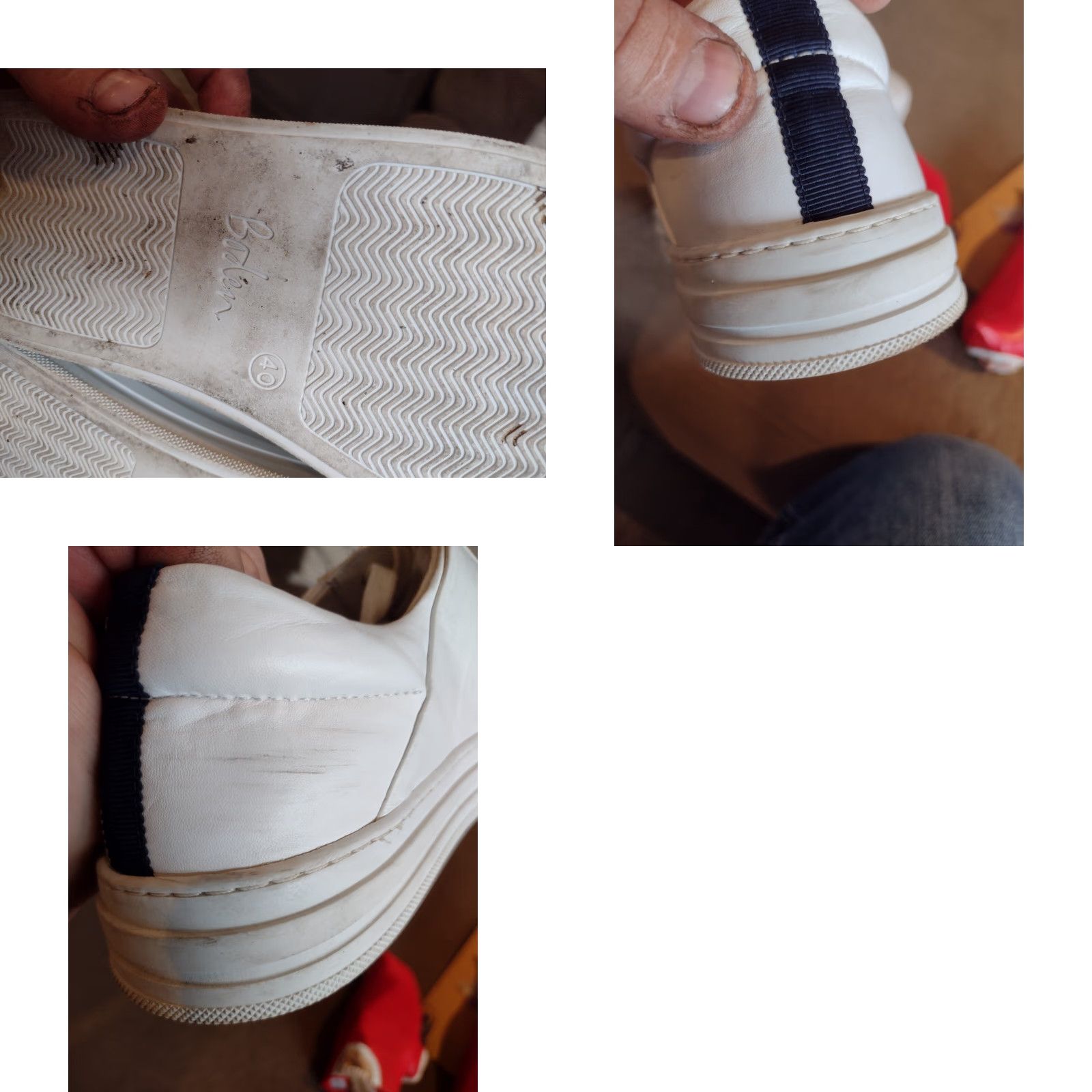 Boden Boden Maria Shoes Women's 40 / 8.5 White Leather Low Top Casual Lace Up Sneakers Size M / US 6-8 / IT 42-44 - 8 Thumbnail