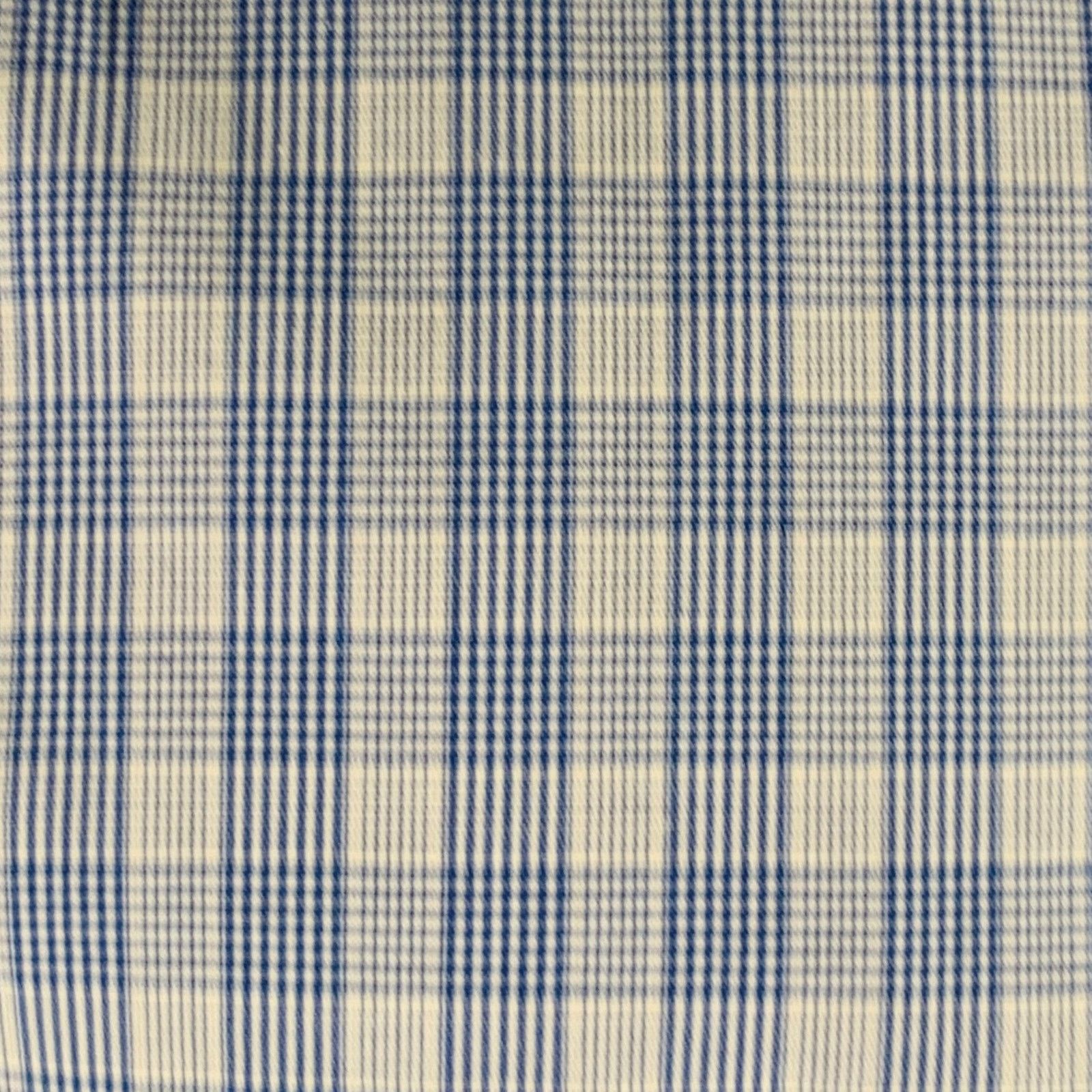 Brioni L Blue Light Blue Plaid Cotton Button Up Long Sleeve Shirt Size US L / EU 52-54 / 3 - 2 Thumbnail
