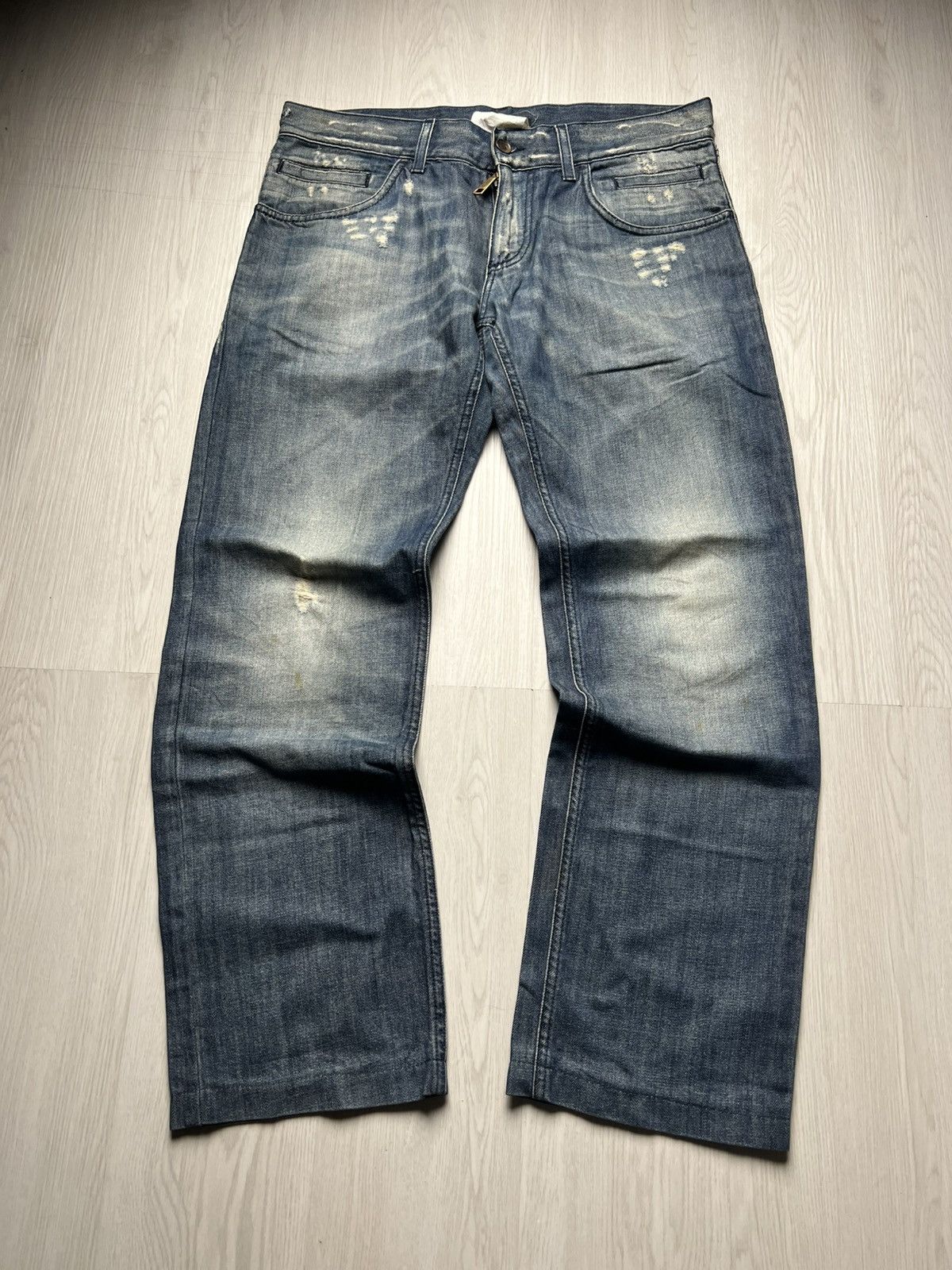 Dolce & Gabbana Dolce Gabbana 14 Classic Distressed Jeans Size US 33 - 2 Thumbnail