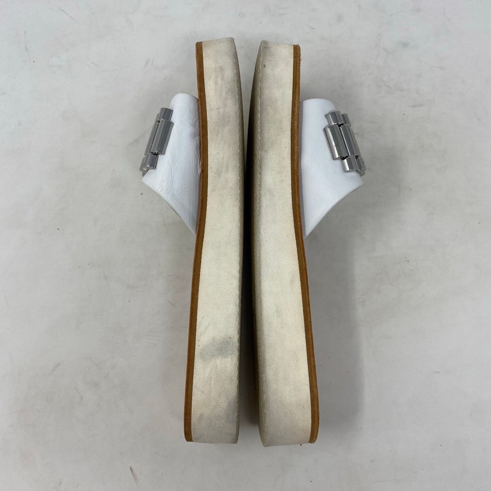 3.1 Phillip Lim 3.1 Phillip Lim Sandals White Platform Sliders Wpmens Size 8 Size US 8 / IT 38 - 6 Thumbnail
