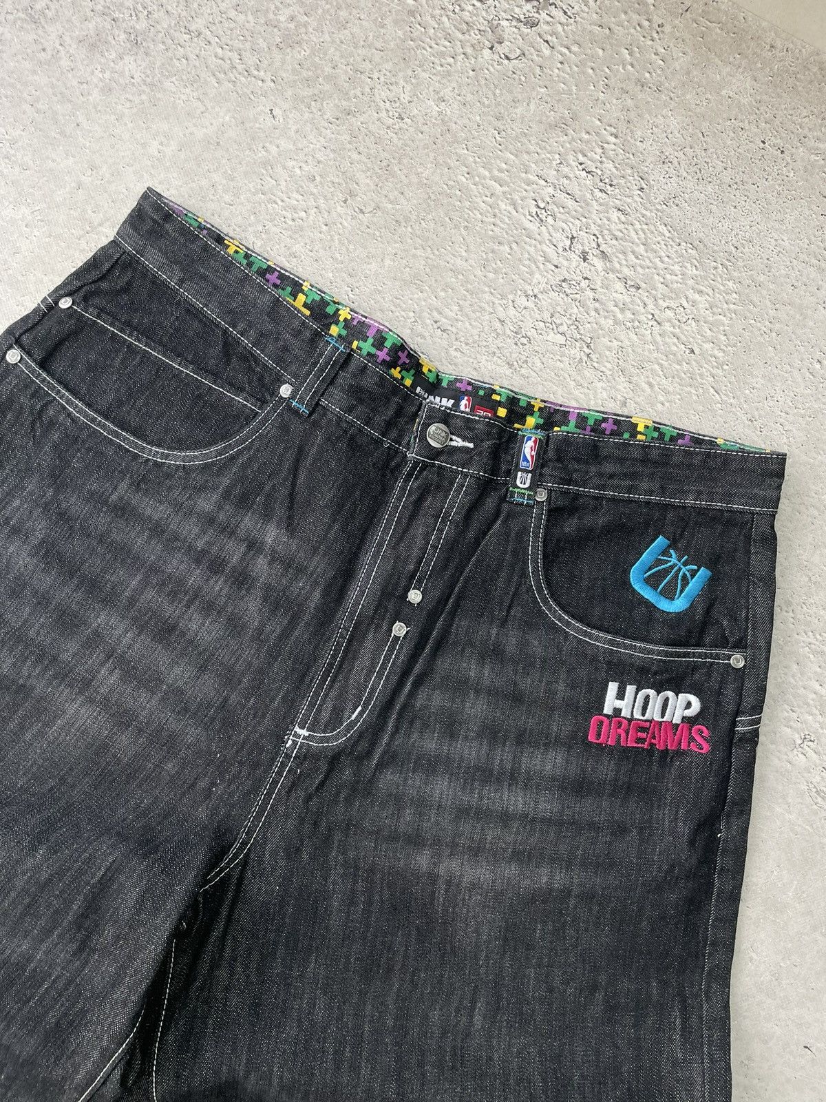 NBA Wide Leg NBA junk SK8 rap shorts Size US 38 / EU 54 - 5 Thumbnail