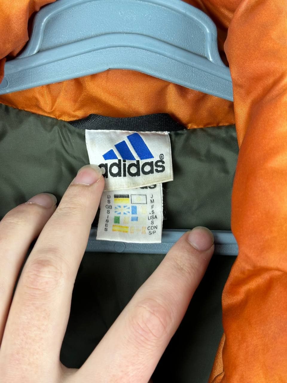 Adidas Adidas Equipment Vintage 1999 Orange Puffer Down Jacket Size US M / EU 48-50 / 2 - 18 Thumbnail