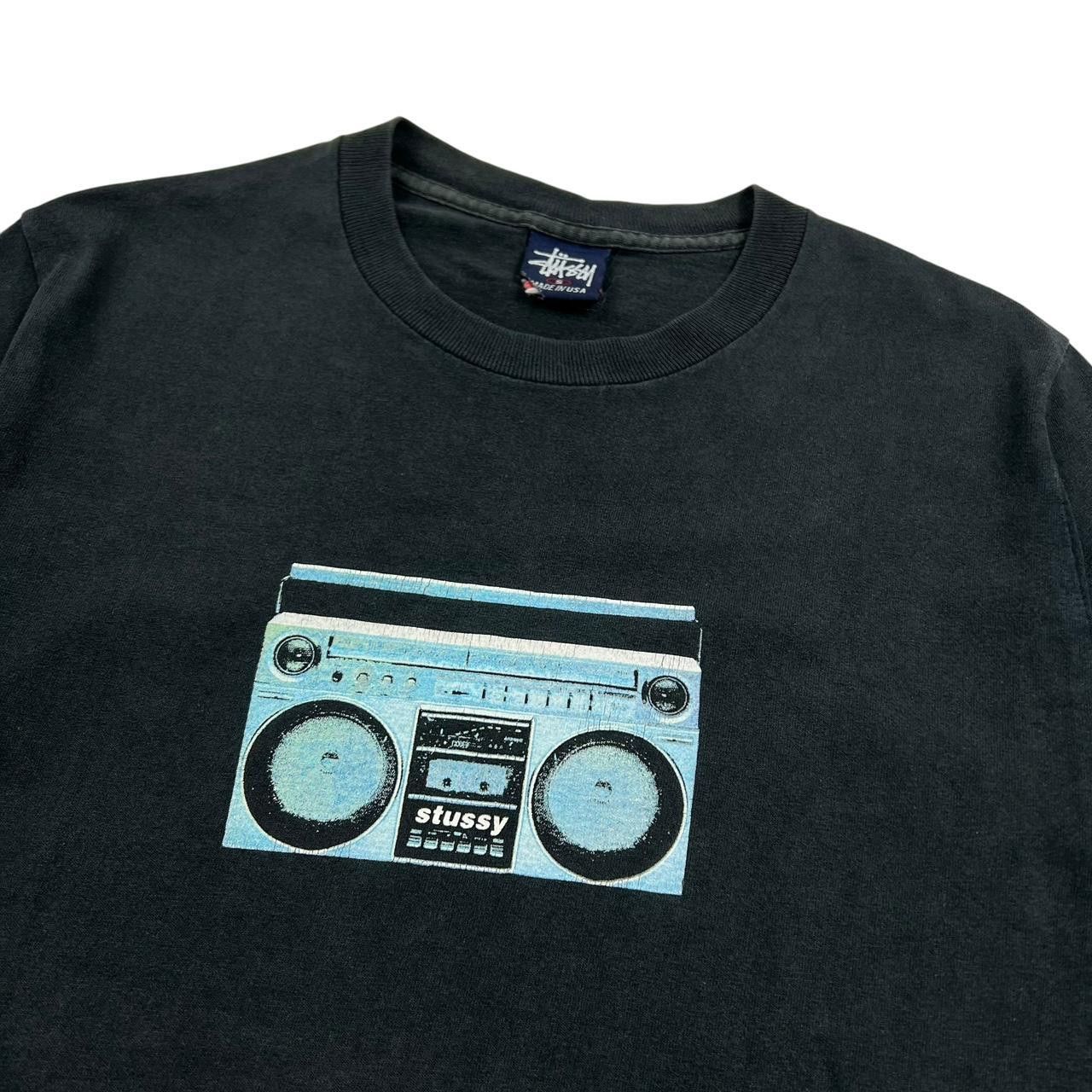 Stussy Vintage 90s Stussy Boom Box / Radio / Stereo T-Shirt - Small Size US S / EU 44-46 / 1 - 2 Thumbnail