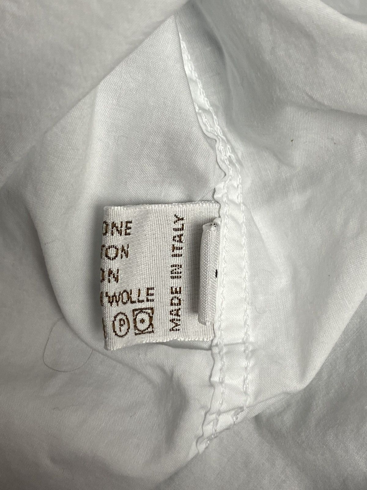 Aspesi Alberto Aspesi White Button Up Shirt Sz 41/16 Vintage Italy Size US L / EU 52-54 / 3 - 20 Thumbnail
