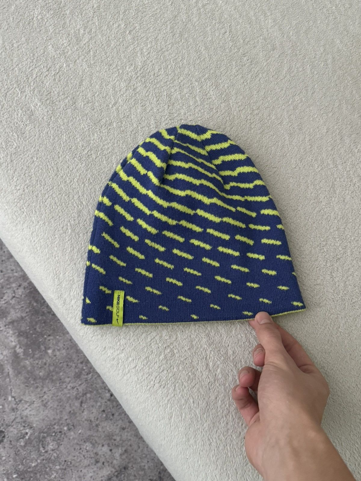 Nike × Vintage Vintage Nike Golf reversible big swoosh logo Y2K hat cap Size ONE SIZE - 4 Thumbnail