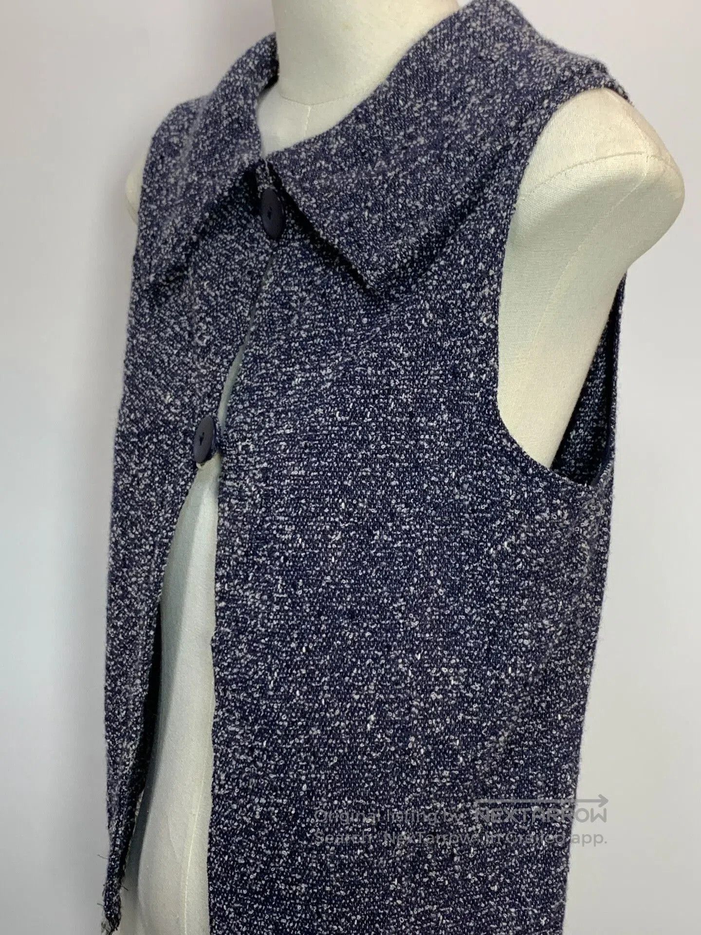 Other Senso Unico Fringe Vest in Navy. Size S / US 4 / IT 40 - 4 Thumbnail