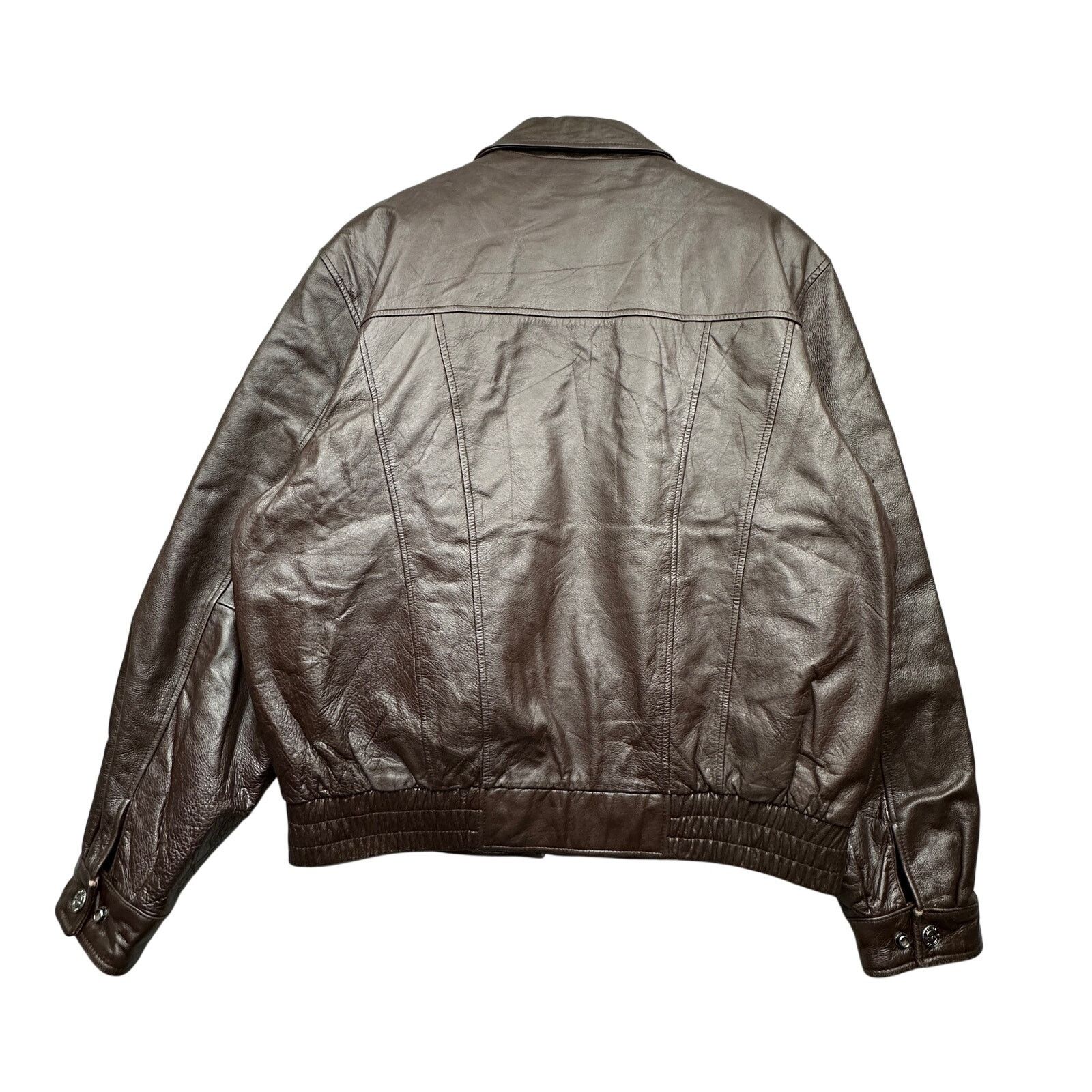 Wilsons Leather Wilsons Thinsulate Zip Jacket Mens Large Lined Brown Size US L / EU 52-54 / 3 - 2 Thumbnail