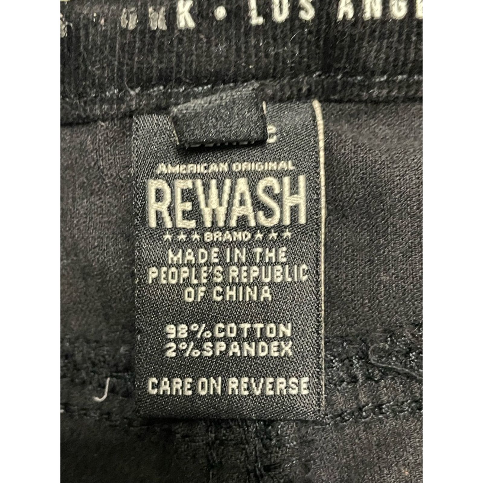 Other Rewash Womens Skinny Slim Pants Black Stretch Corduroy 5R/27 Size 27" / US 4 / IT 40 - 9 Thumbnail