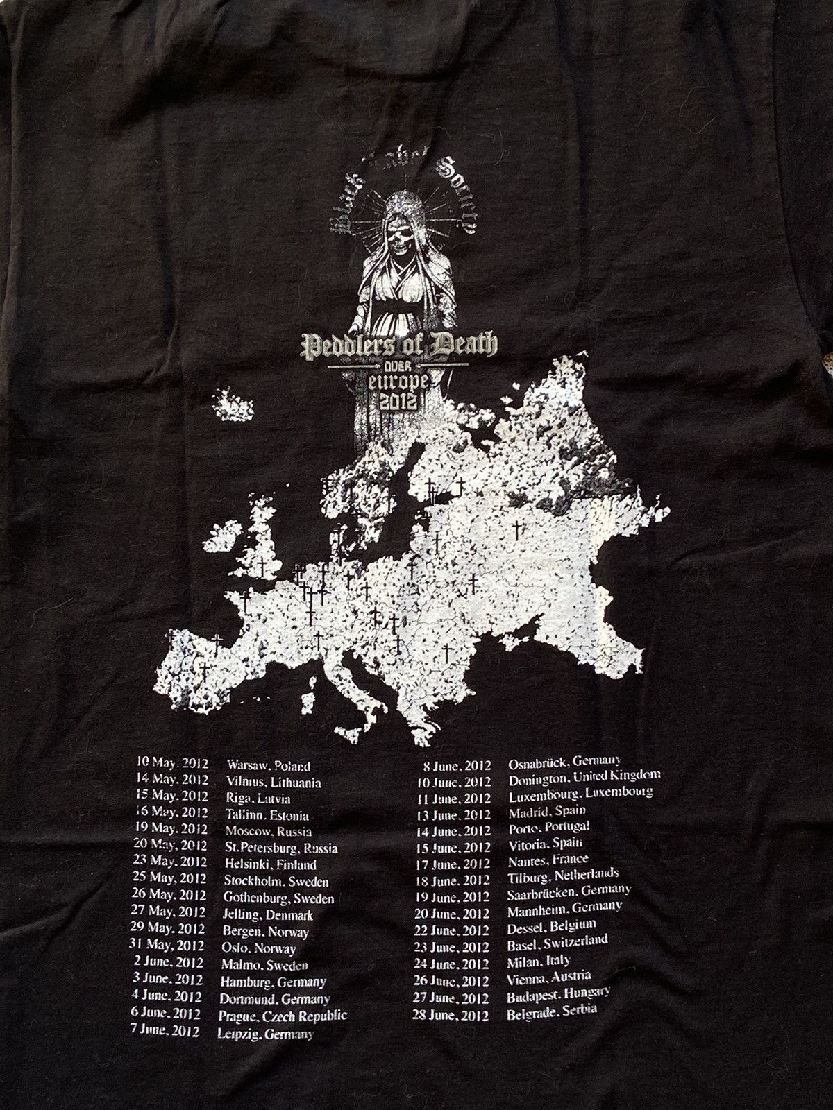 Japanese Brand × Vintage Vintage Black Label Society Opium Avant Garde Tee Size US S / EU 44-46 / 1 - 7 Thumbnail