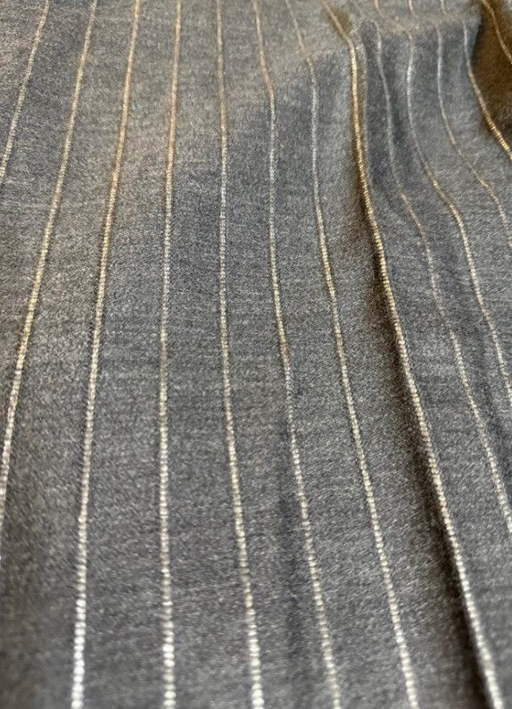 Armani Collezioni Armani Collezioni Pinstripe Wool-Blend Pants Size 16 (52 IT) Size 38" / US 16 / IT 52 - 3 Thumbnail
