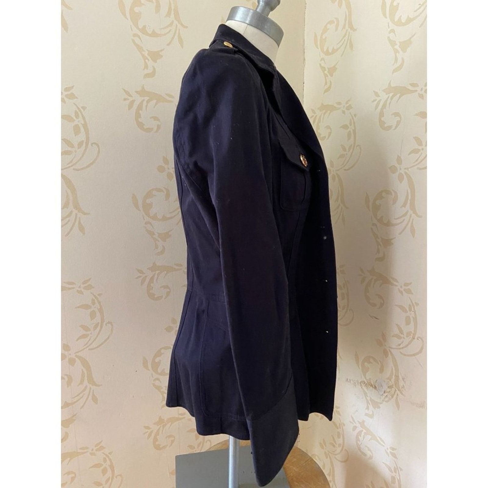 Tory Burch New! Tory Burch Safari Navy Jacket Ladies Size 6 Size M / US 6-8 / IT 42-44 - 3 Thumbnail