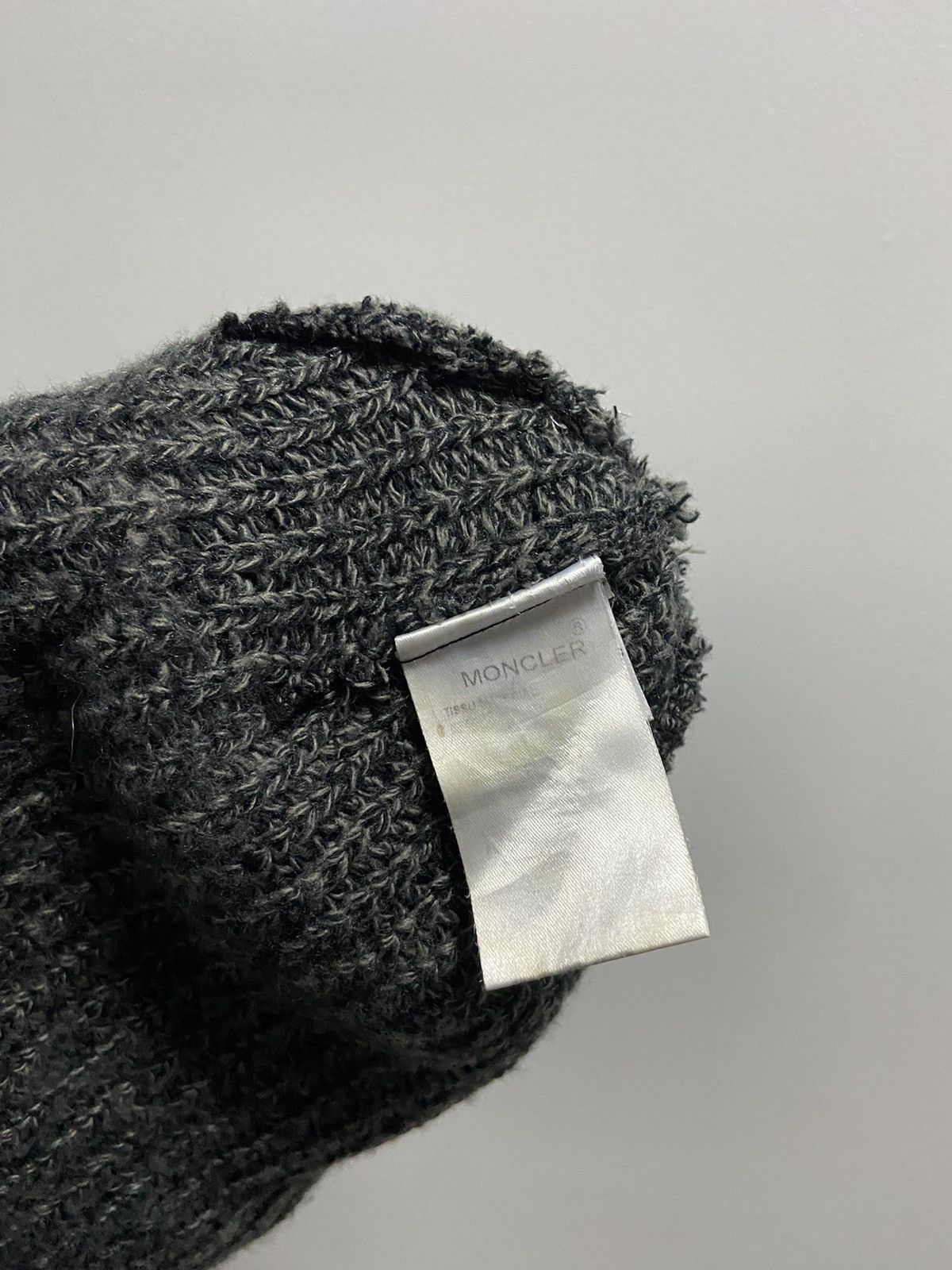 Moncler × Vintage Moncler knitted beanie hat logo vintage Size ONE SIZE - 6 Thumbnail