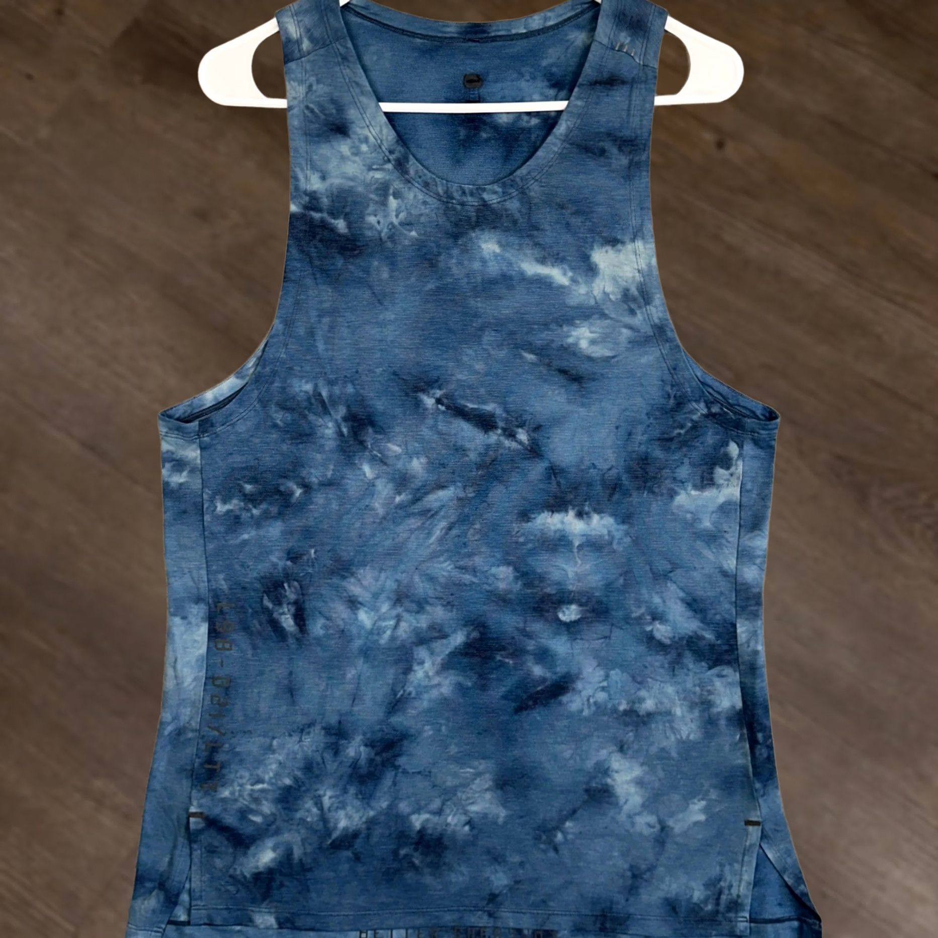 Lululemon Lululemon Lab Fast and Free Tank Mens Blue Tie Dye Sleeveless Shirt S Size US S / EU 44-46 / 1 - 1 Thumbnail