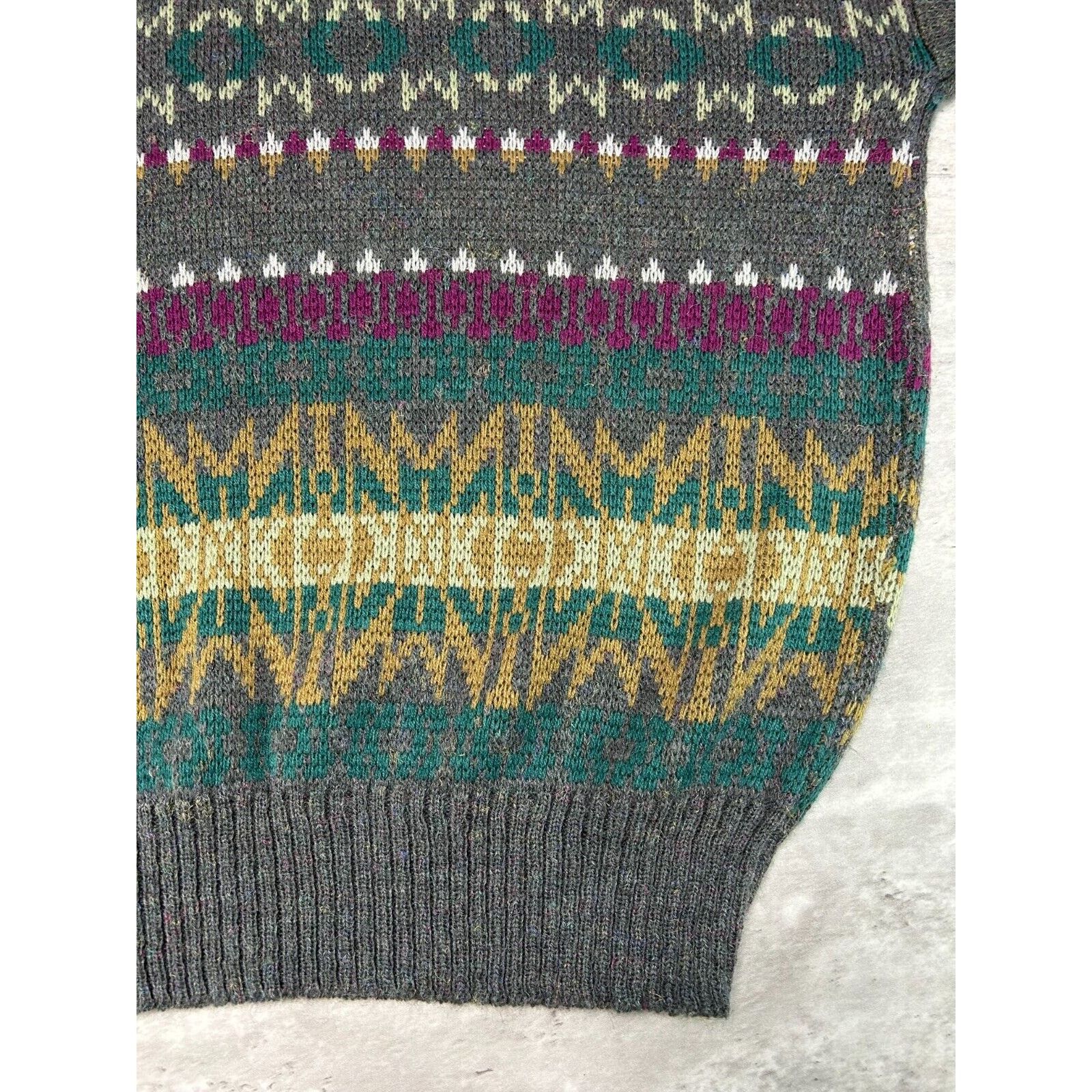 Sears Vintage 80s/90s Sears Ribbed Pull Over Knit Sweater Size XL Size US XL / EU 56 / 4 - 9 Thumbnail